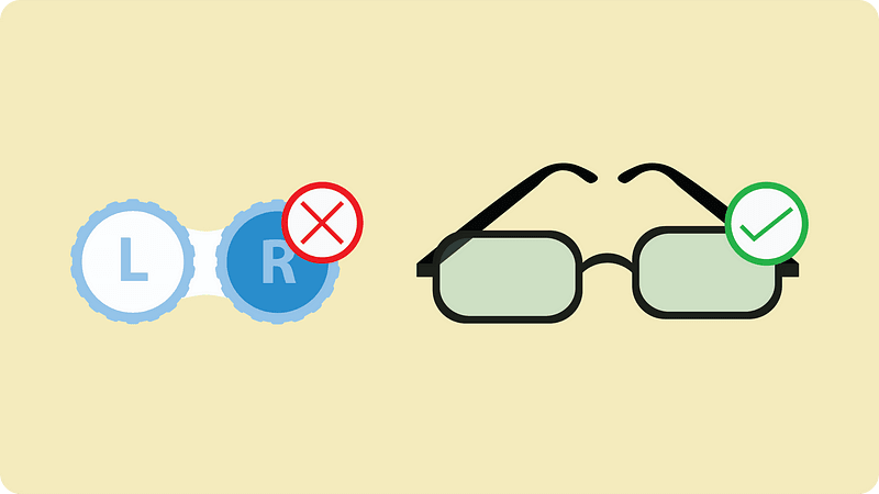 use spectacles more than contact lens