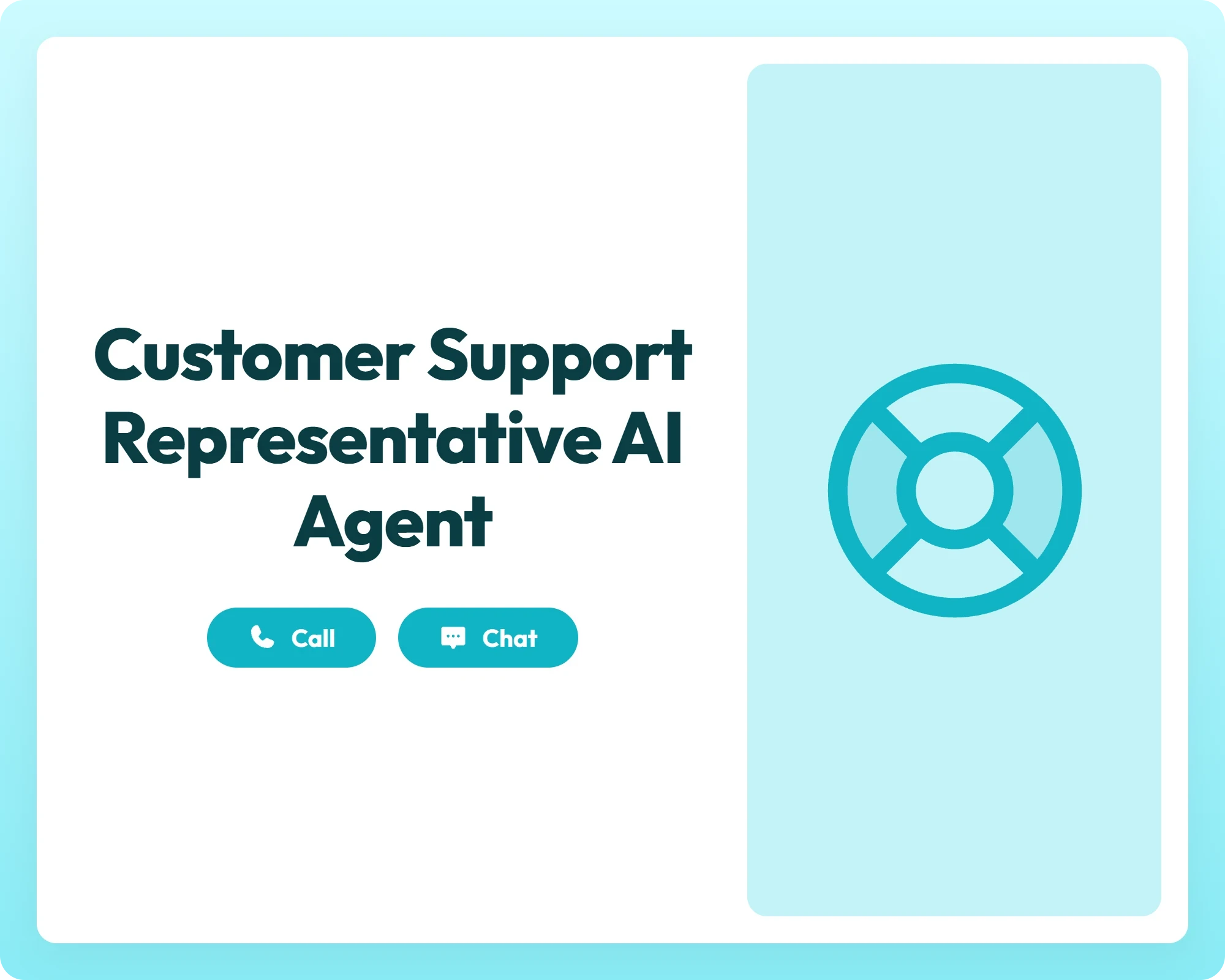 support made easy with call, chat, and lifeline symbol