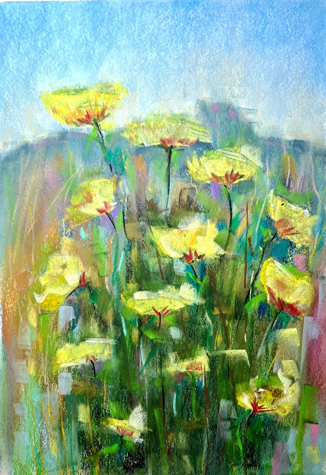 Mellow Yellow - 29.7/42cm - soft pastel Copy