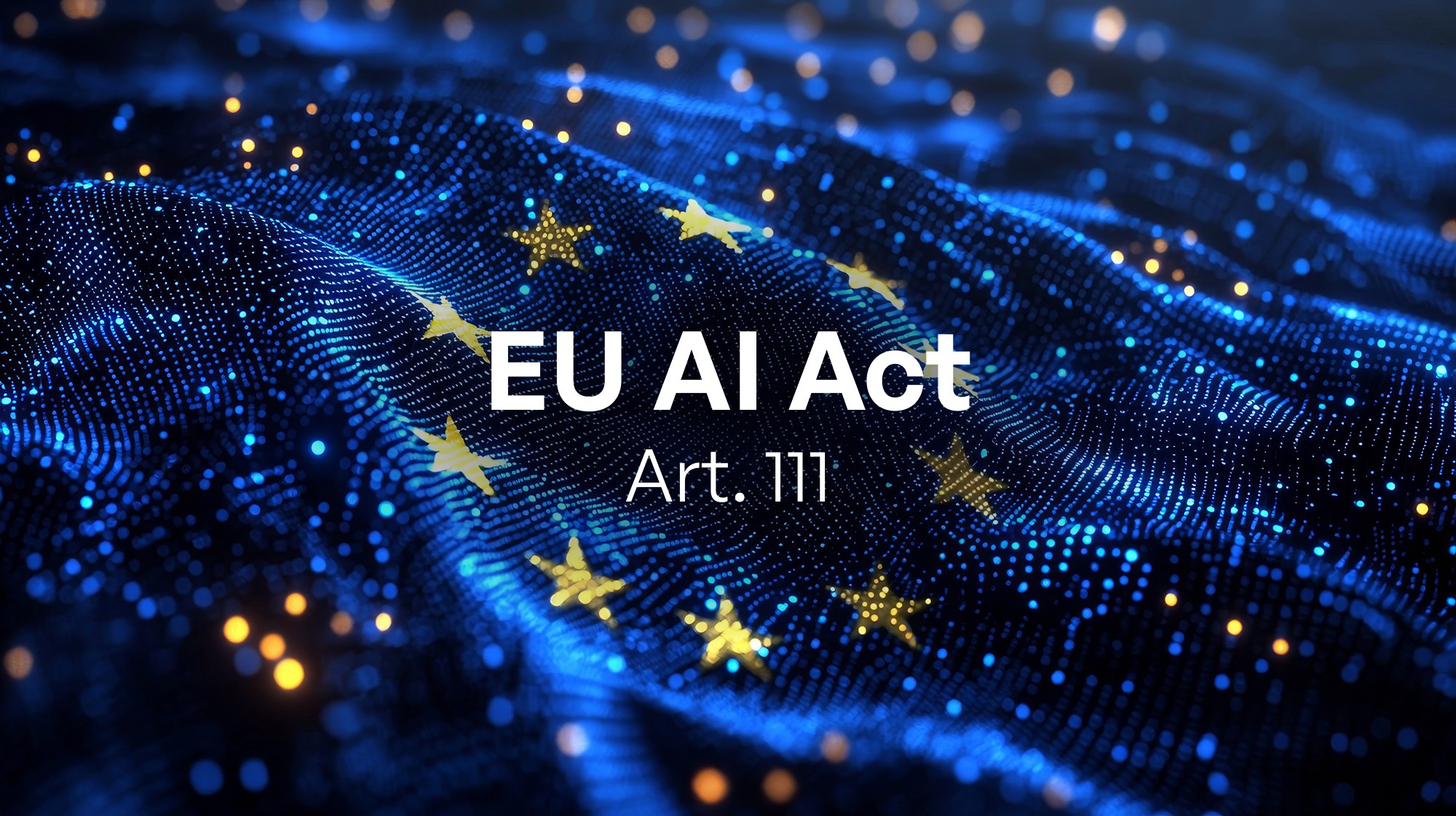 Symbolbild: Dreidimensionale AI-Buchstaben auf blauem Hintergrund