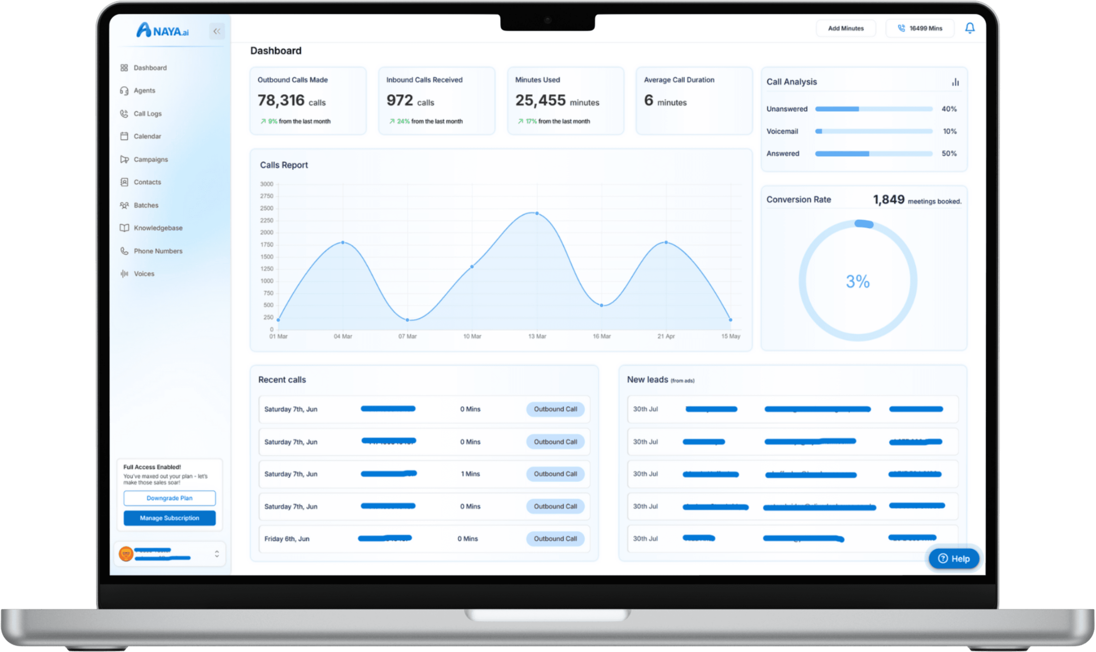 iPad Pro 11 - SAAS Dashboard