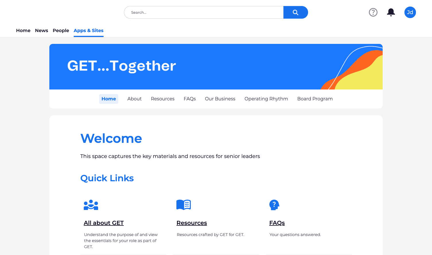 Landing Page final design