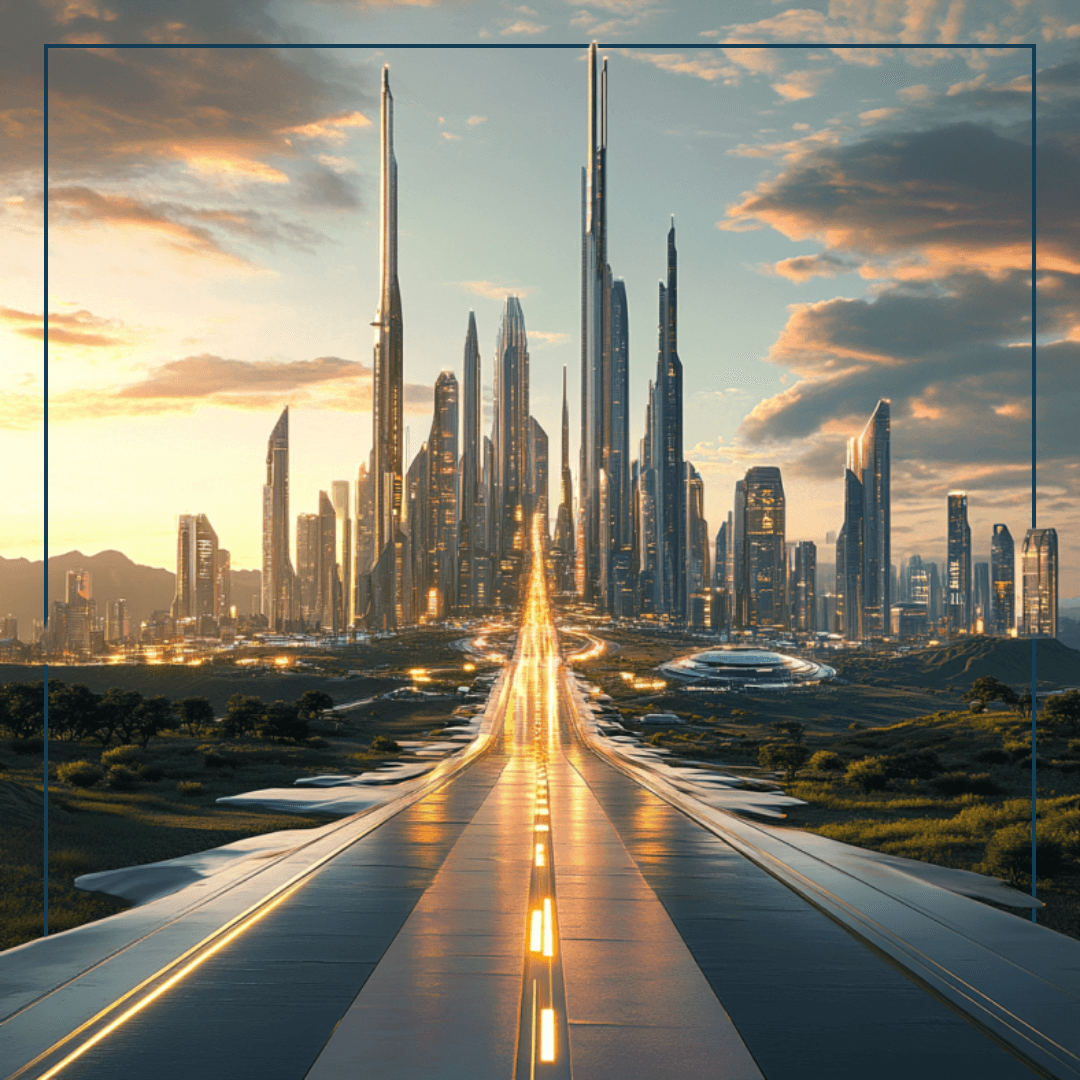 Hand mit Handy und Kompassapp, ein Schiff im Hintegrund