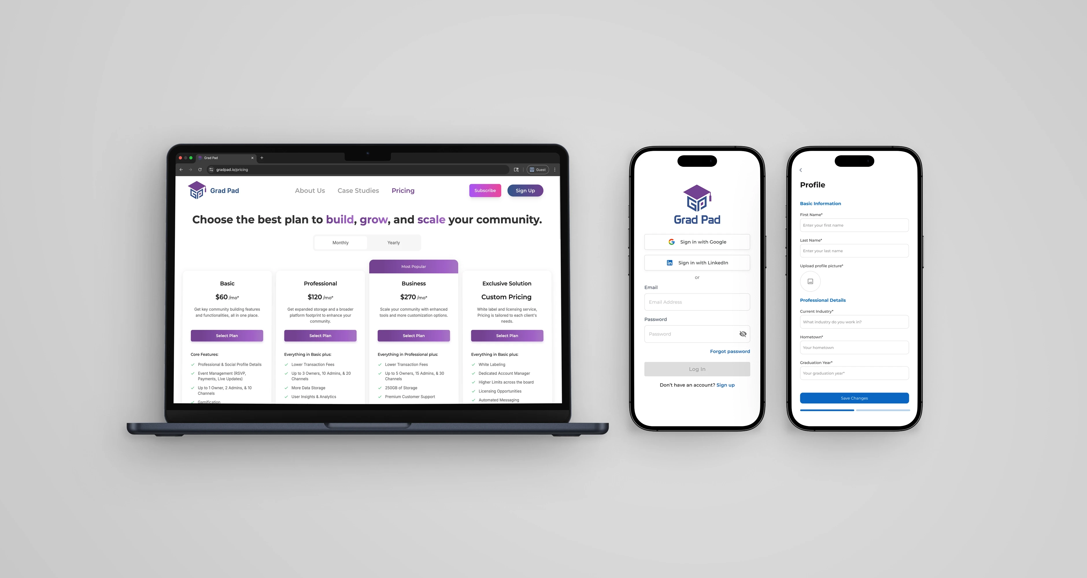 GradPad · Alumni Networking