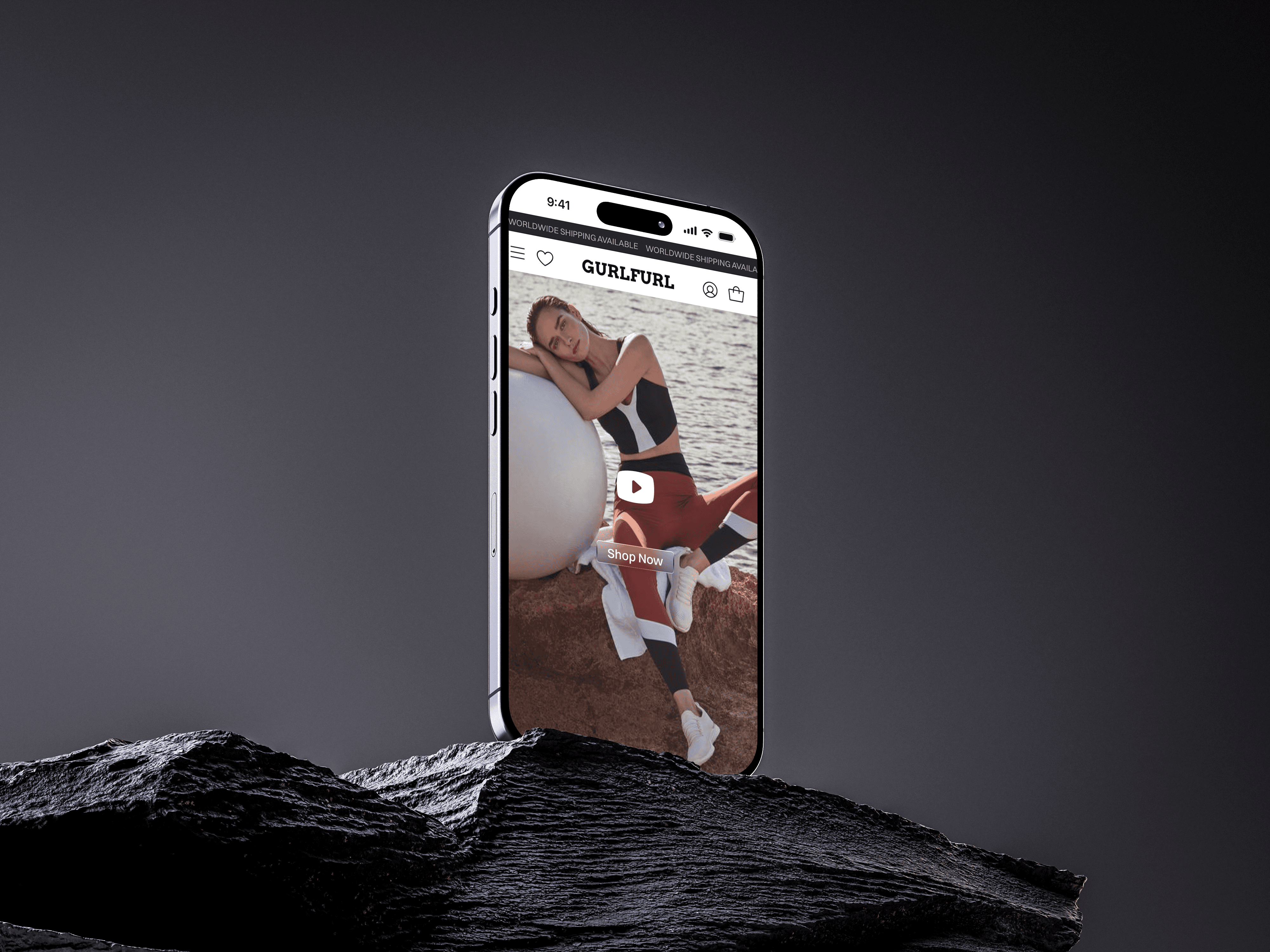 GurlFurl MockUp on Iphone