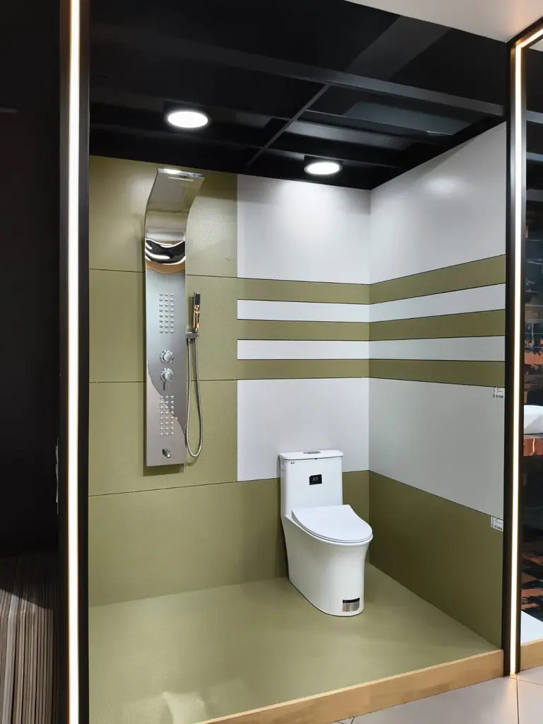 Premium Glossy Bathroom Wall Tiles Design in Coimbatore