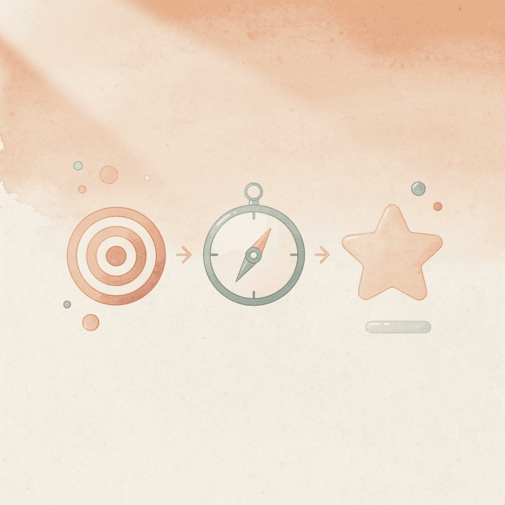 Three icons representing intent, geography, and trust in contractor SEO - Contractor SEO Agency