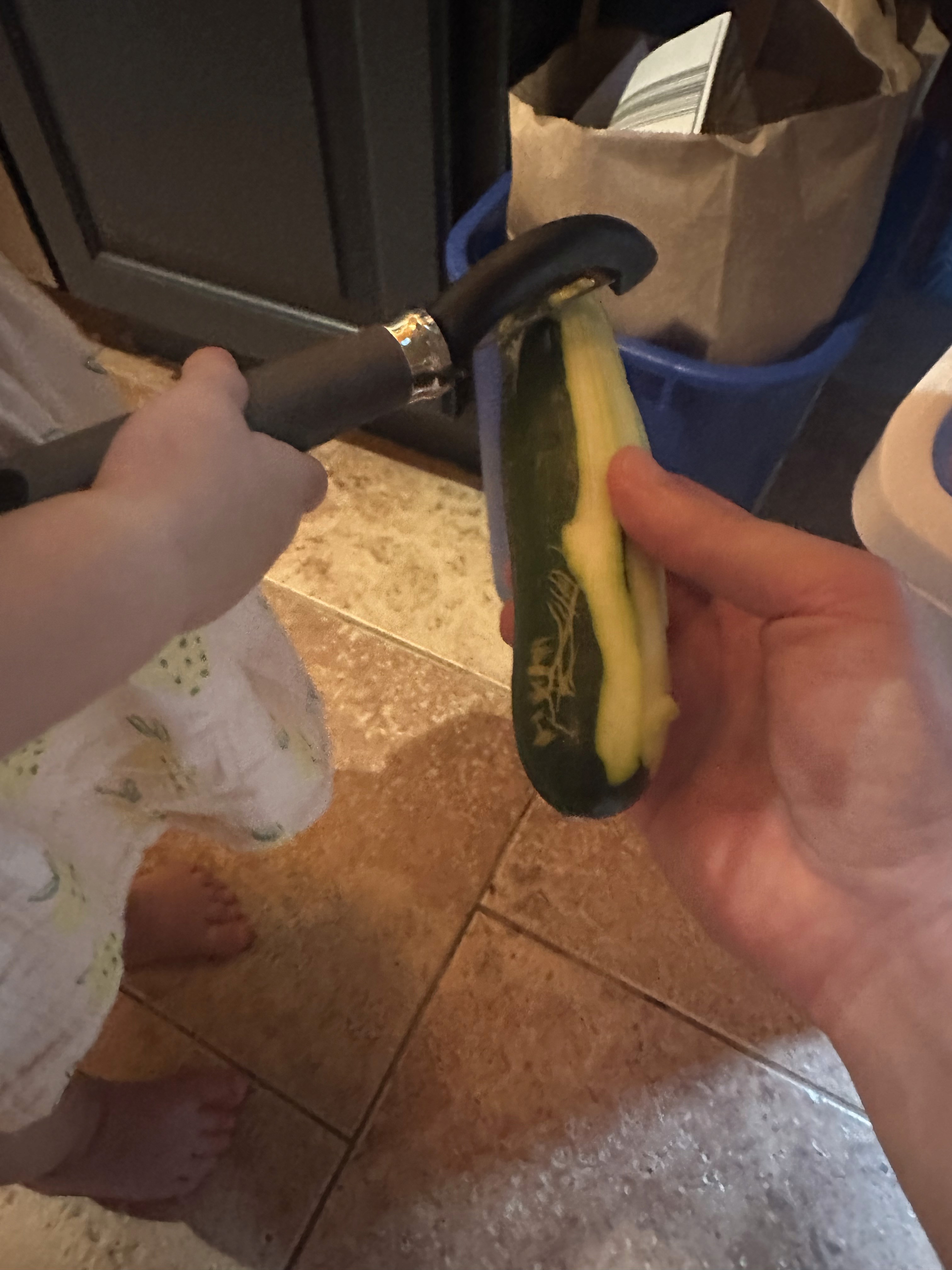 The art of peeling...