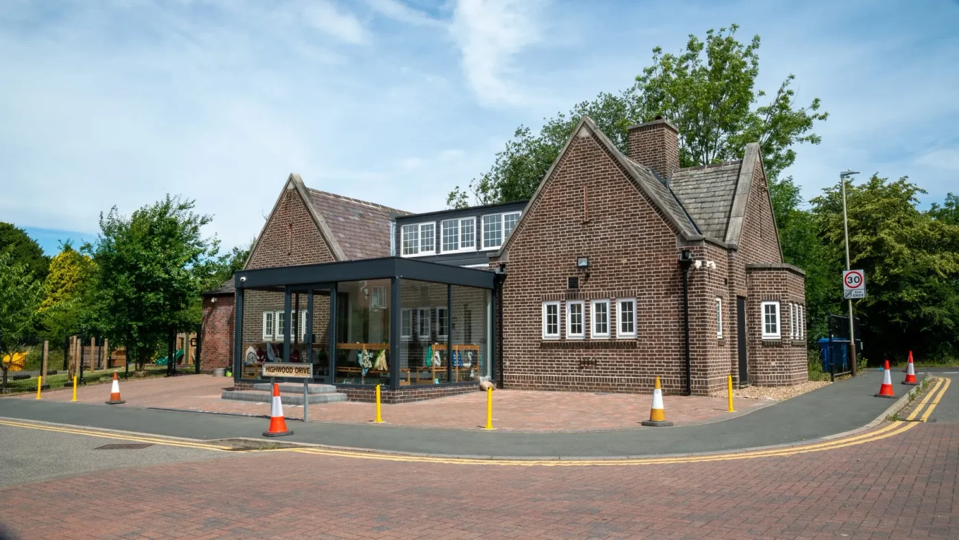Nursery building and drone photography for Hine Park Day Nursery, Leicester