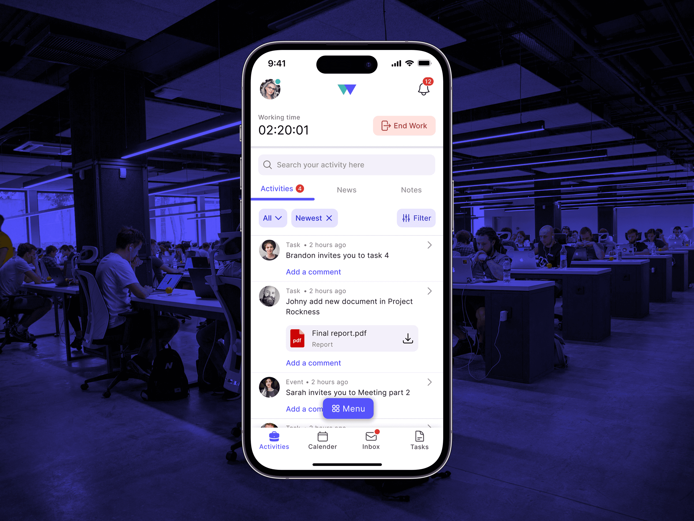Worxspace UI