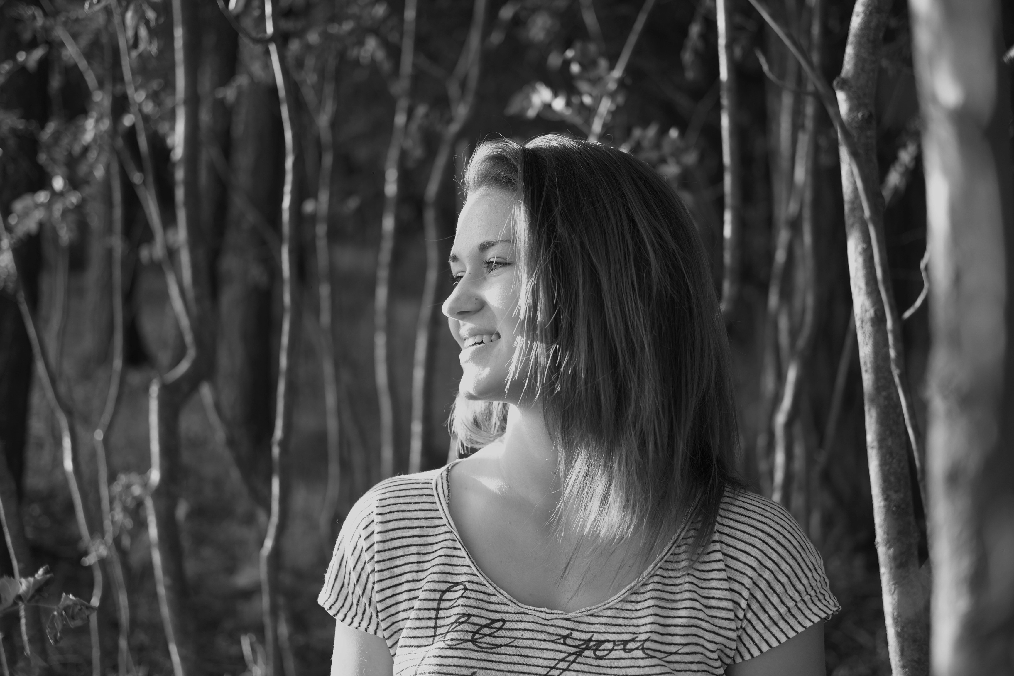 Portrét s úsměvem