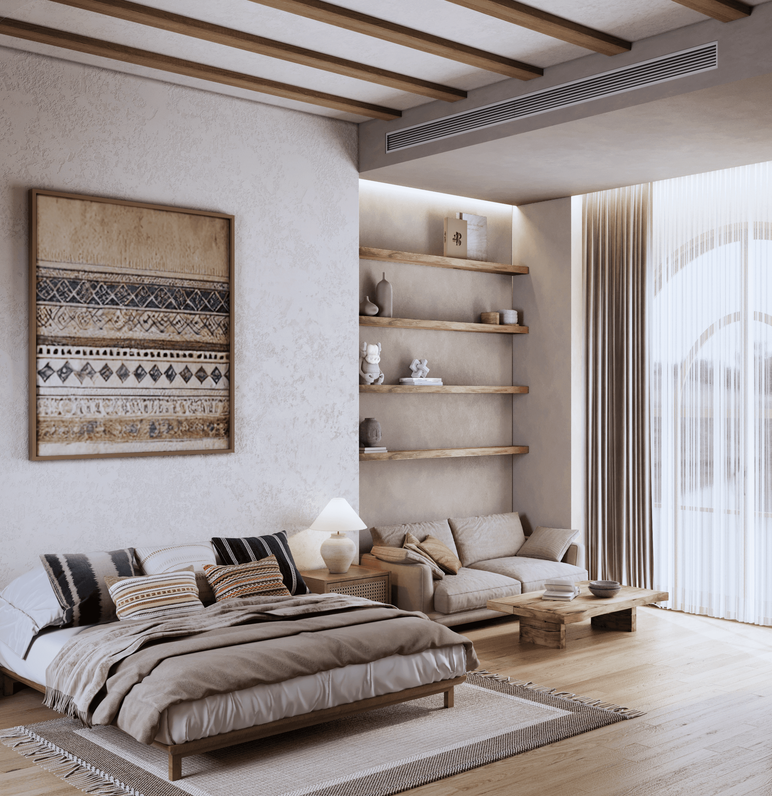 Project showcase image featuring a modern, refined interior.