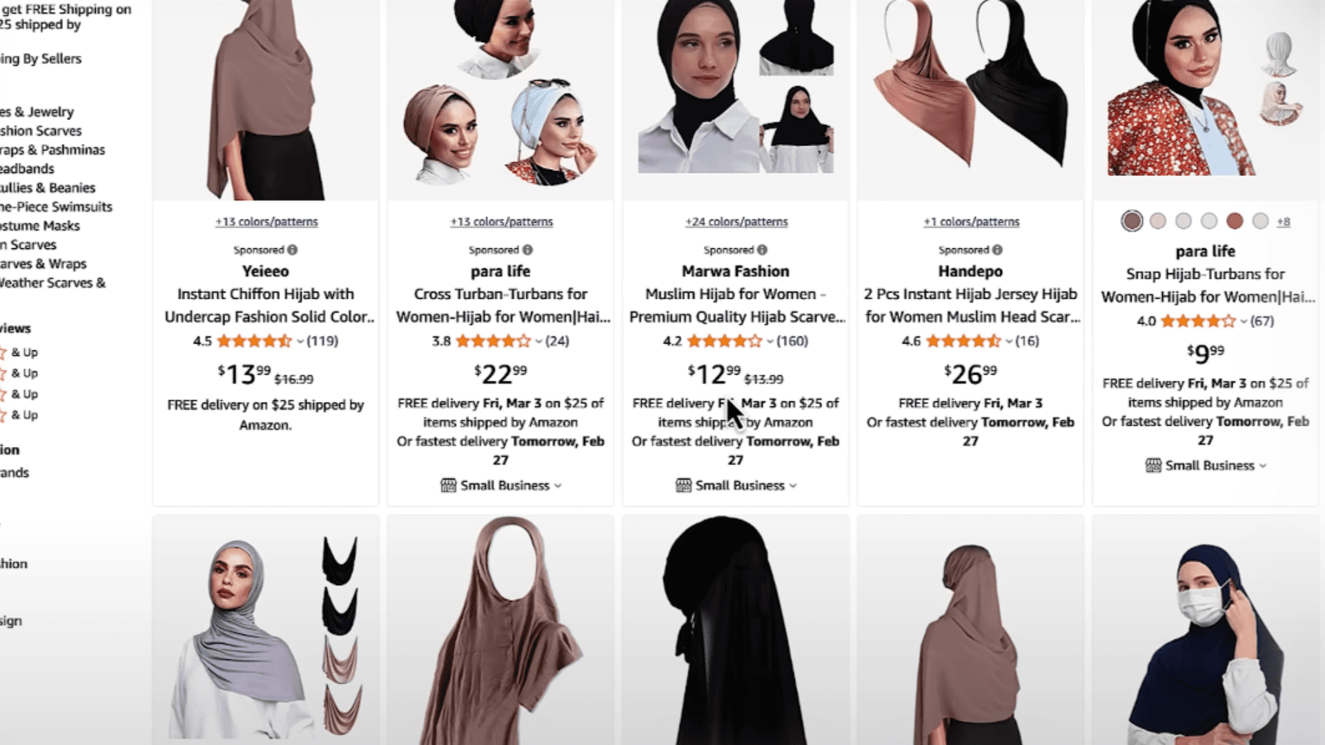 Instant hijab sur Amazon US