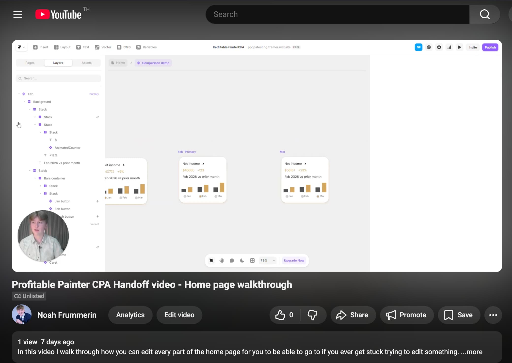 Sitting at desk brainstorming ideas for Profitable Painter CPAswebsite.