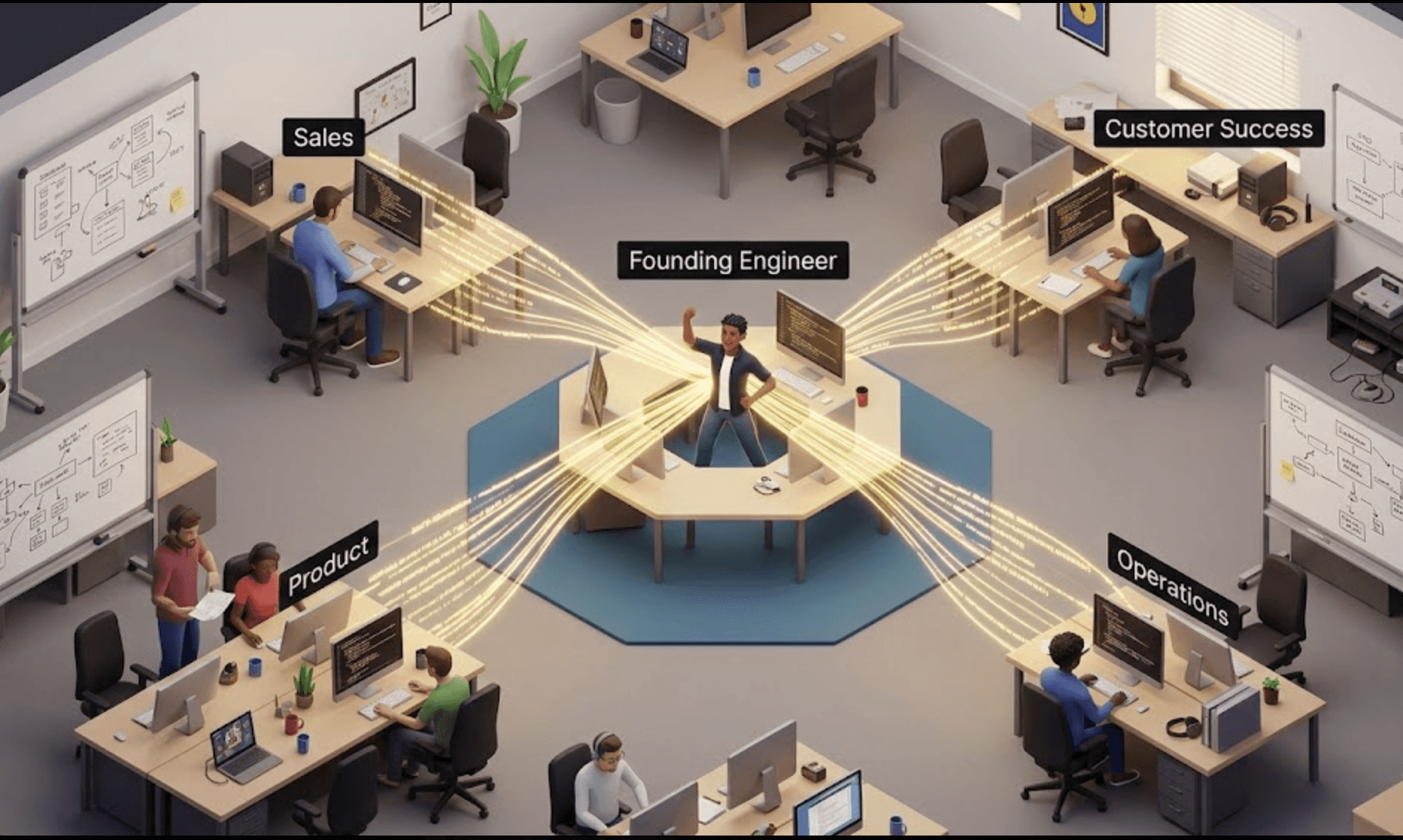 Hiring for startups using a founding engineer to improve tech recruitment for founders.