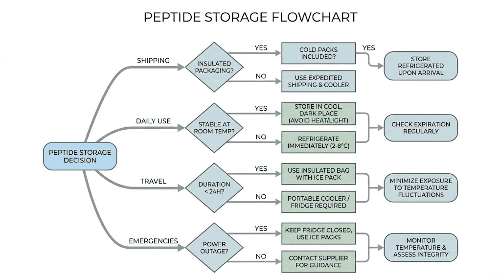 peptides storage