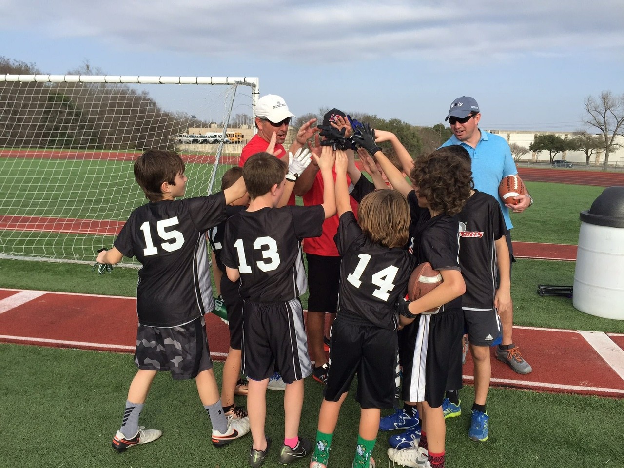 Youth Sports team having a party at High r