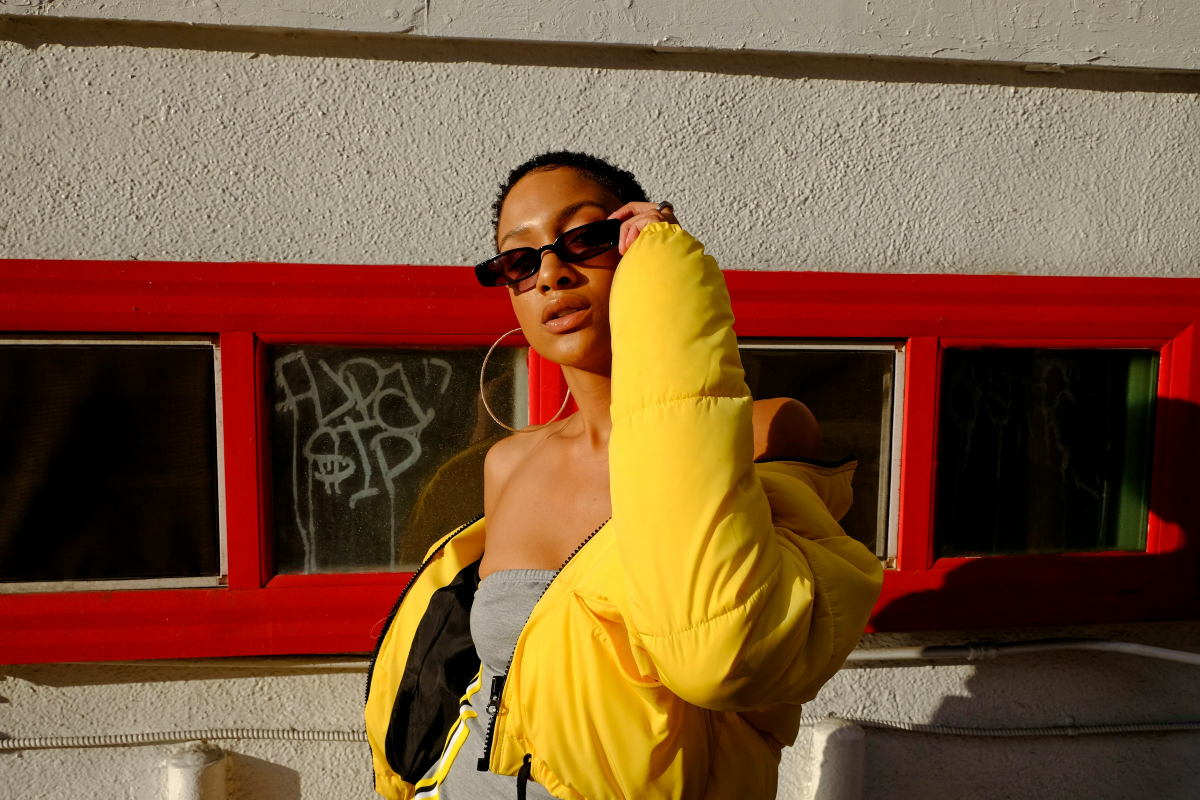 Lady Wearing Yellow Jaket -  Preppy Meaning