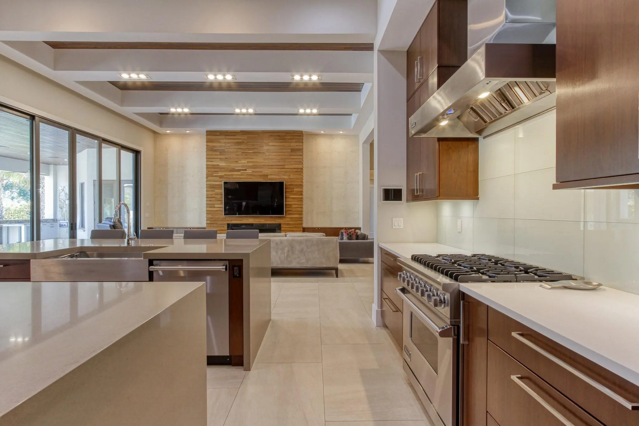 Kitchen and Living Room - Professional Real Estate Photography Orlando