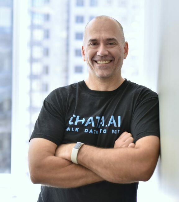 Photo of Reg Ouellette, Chief Technology Officer (CTO) of Chata.ai