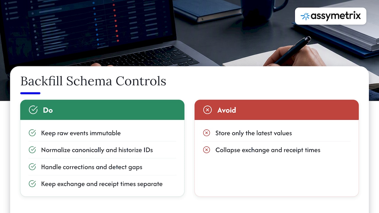 Six controls for a robust backfill schema