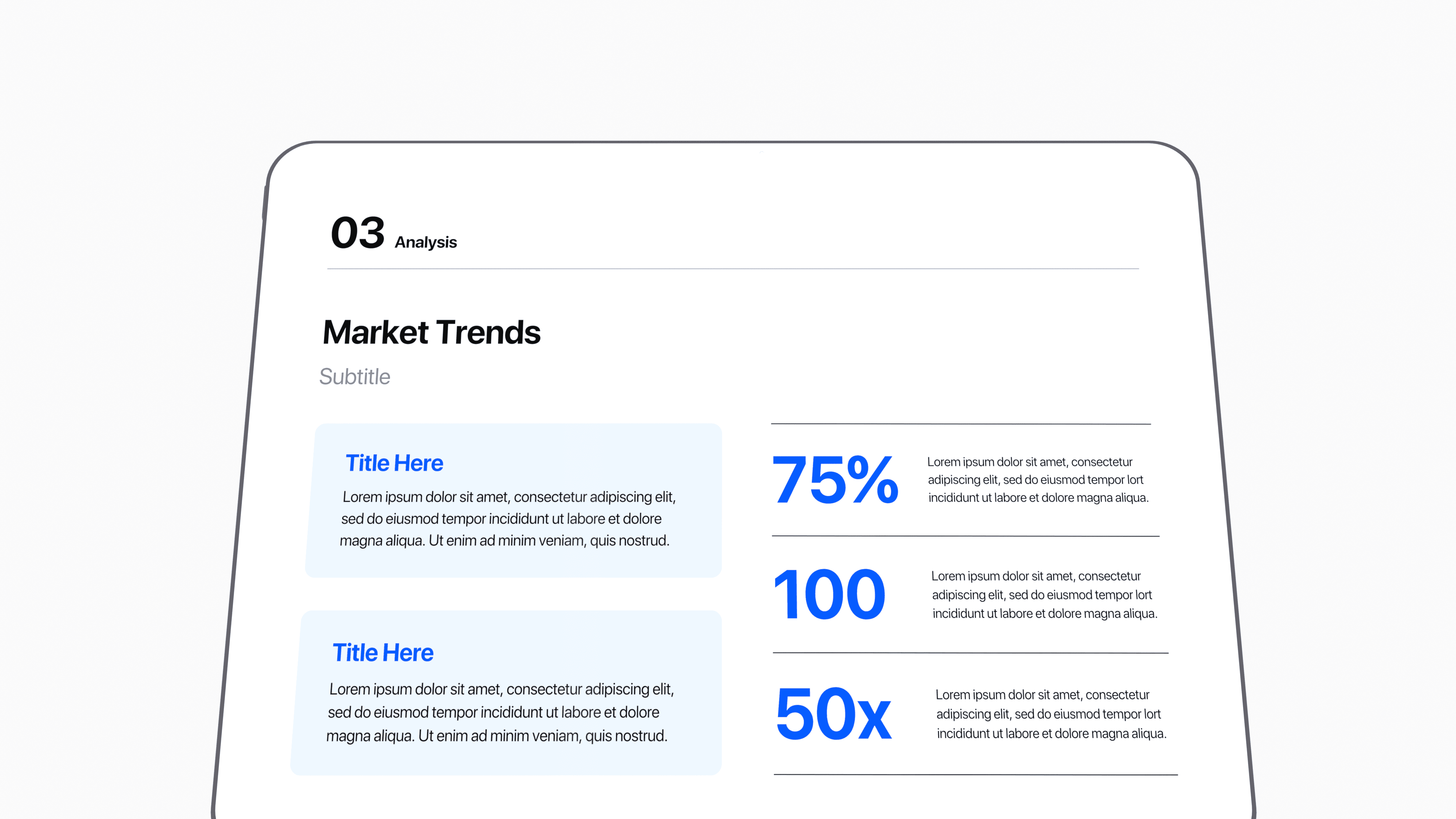 Business Presentation Template