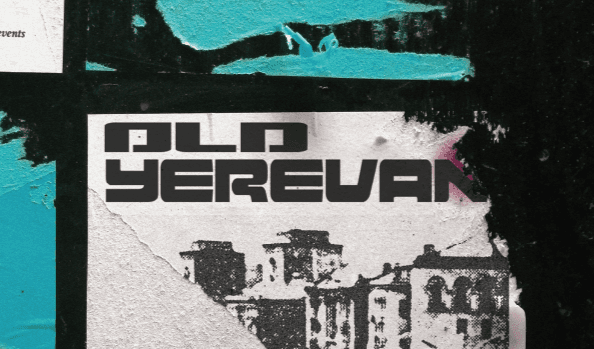 A black and white image of a handrawn logo