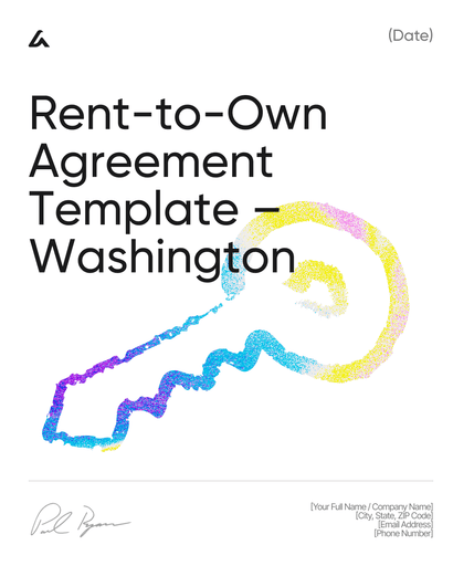 Rent-to-Own Agreement Template – Washington
