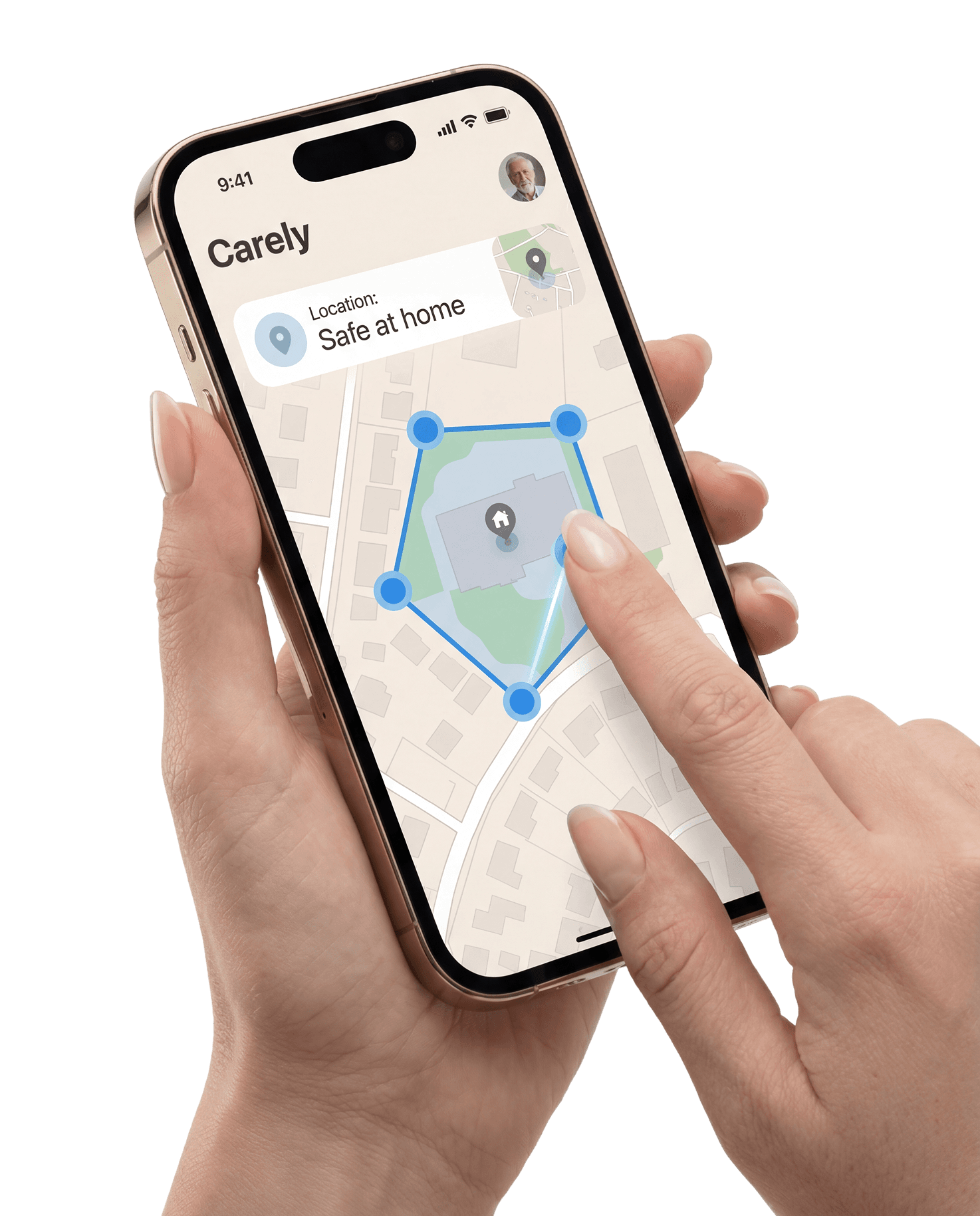 a part of the black headphone