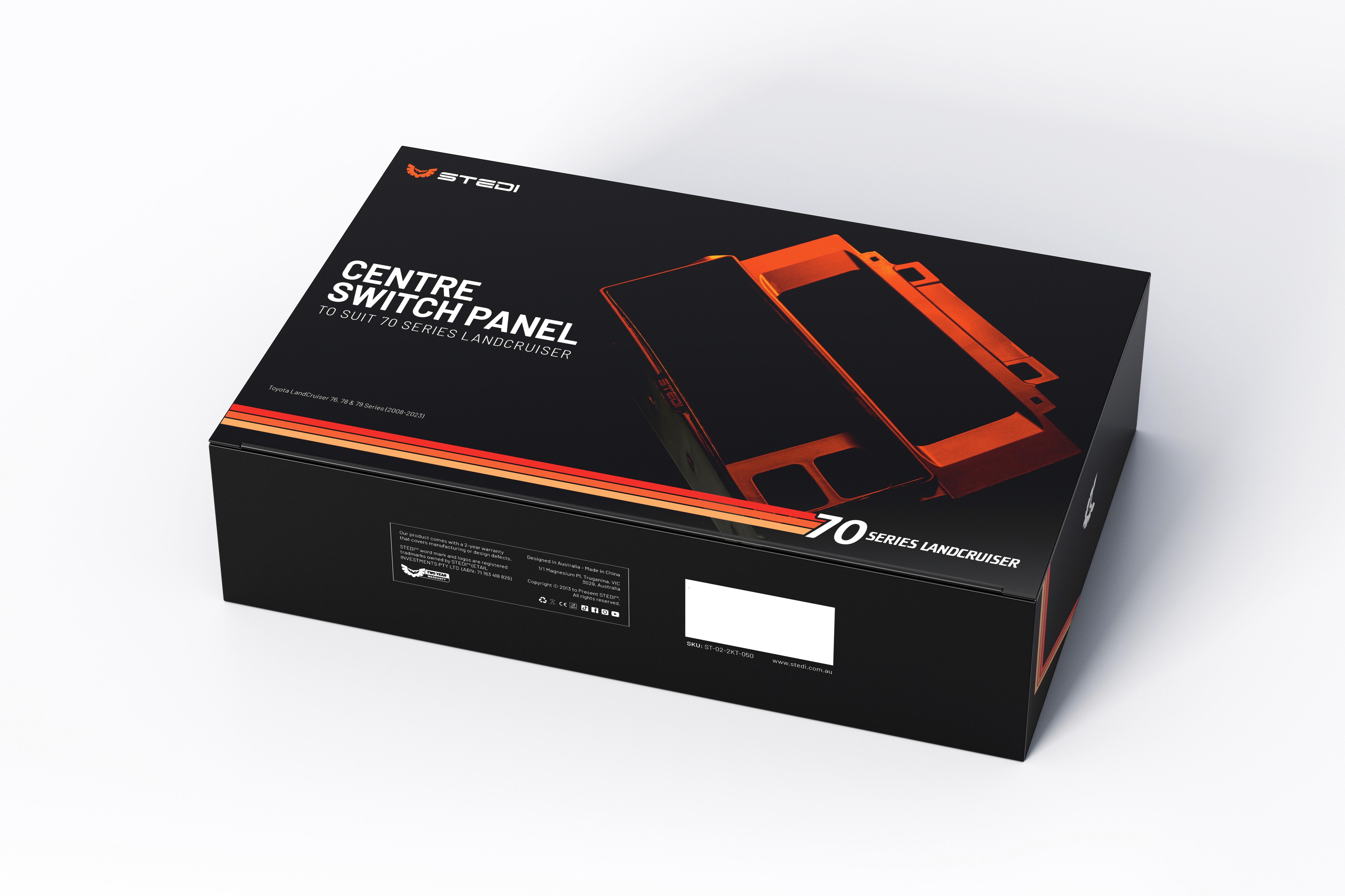 Stack of books with modern publishing design placed on bright white stairs