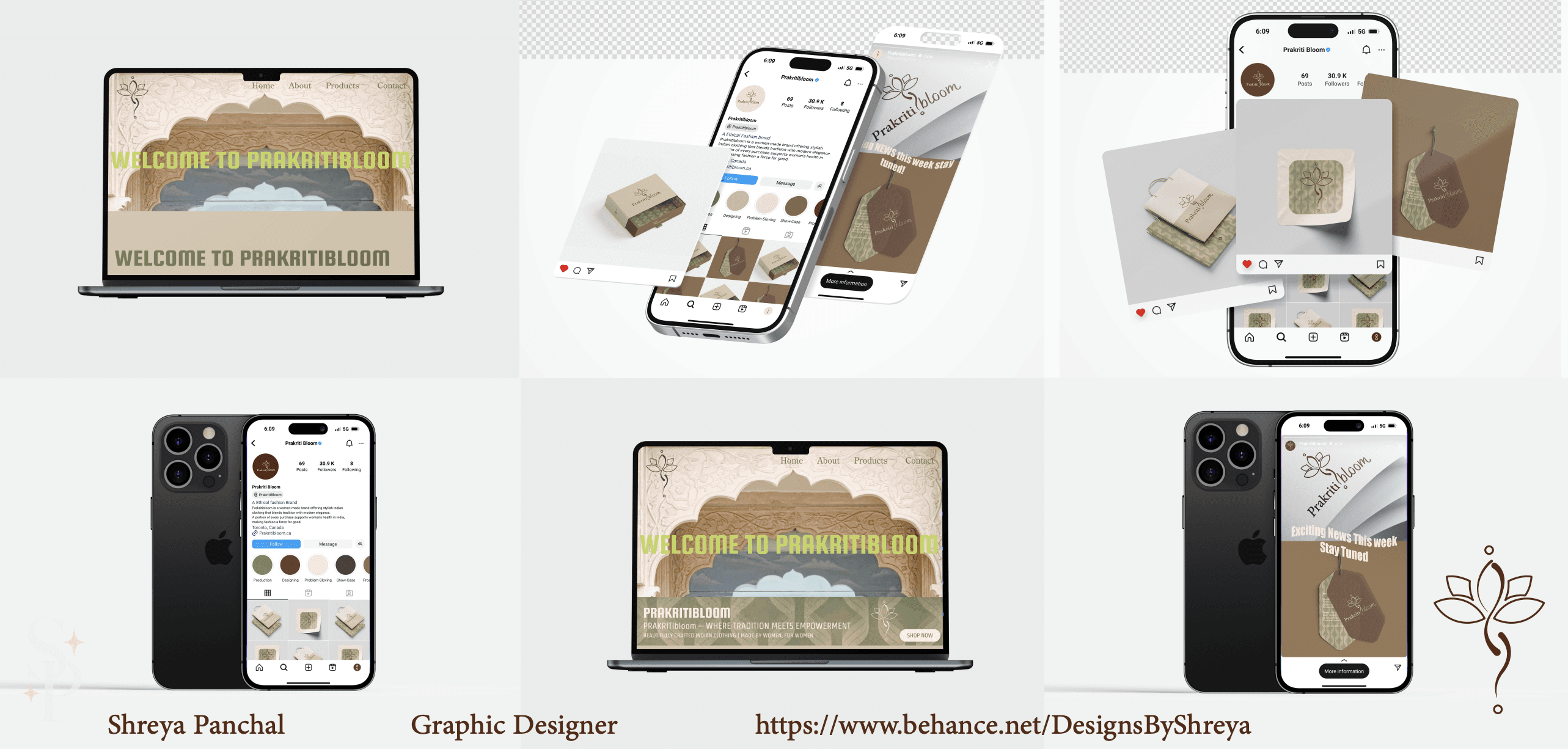 alt="Prakritibloom branding social mockup "
