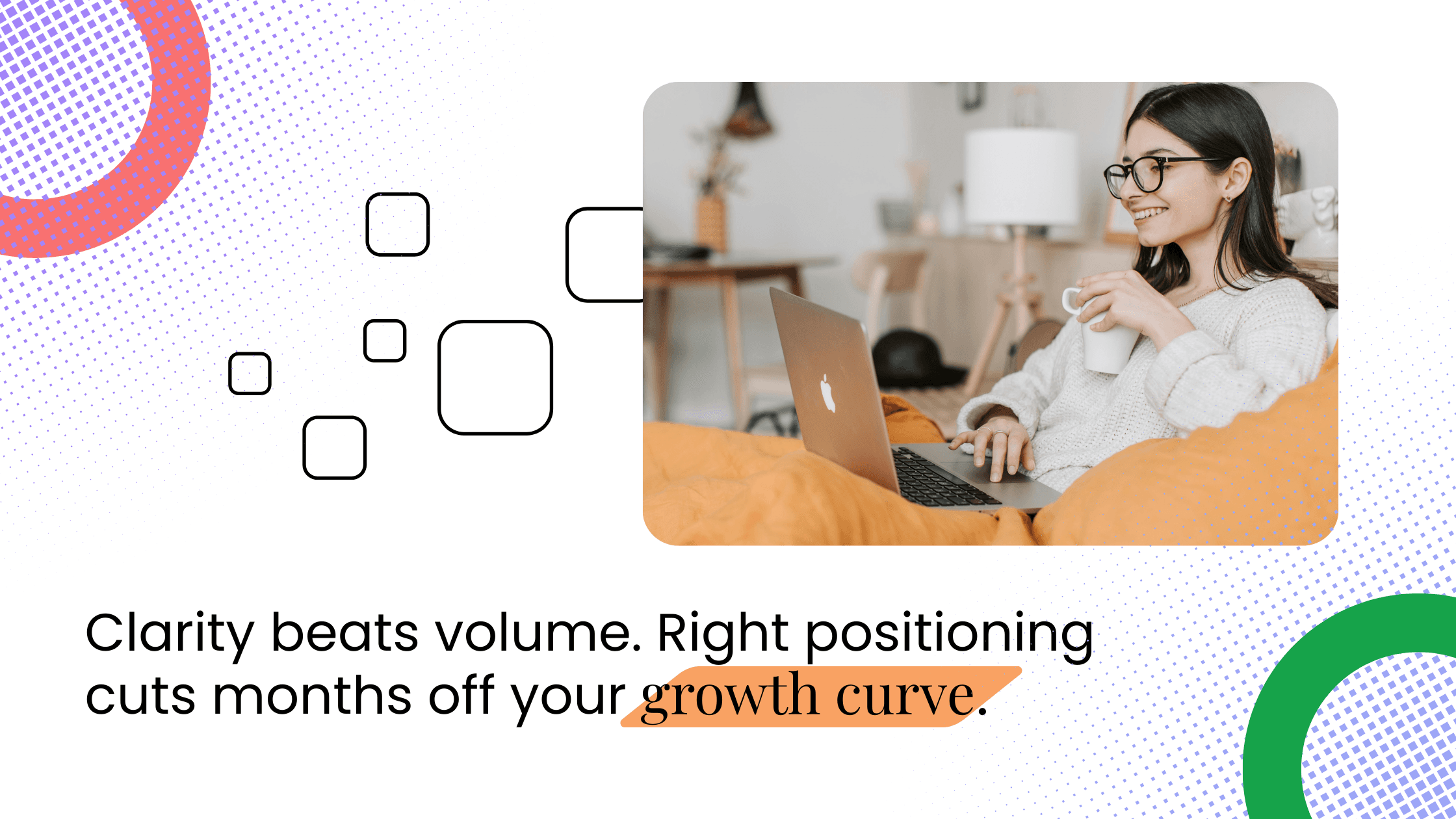 Coach creating content with clarity and positioning, illustrating how clear messaging accelerates audience growth and engagement.