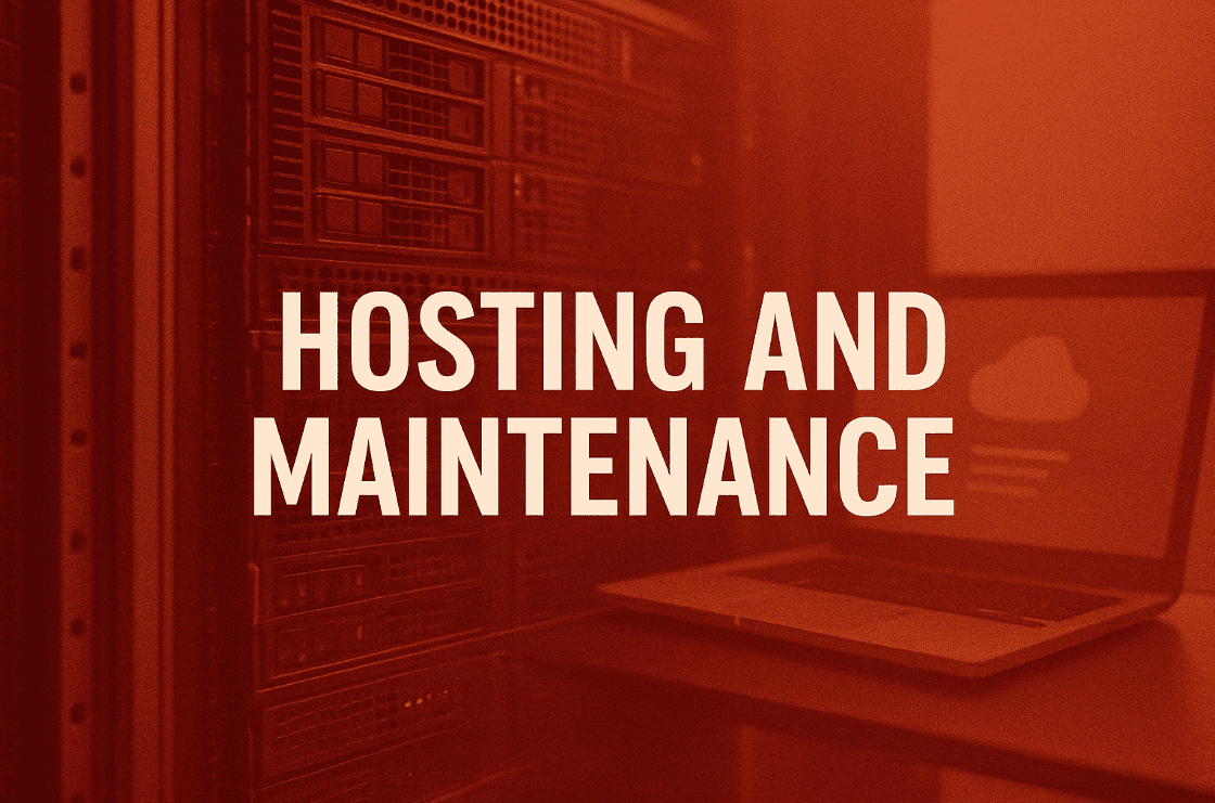 Secure website hosting and ongoing maintenance services in Ontario for fast and reliable websites