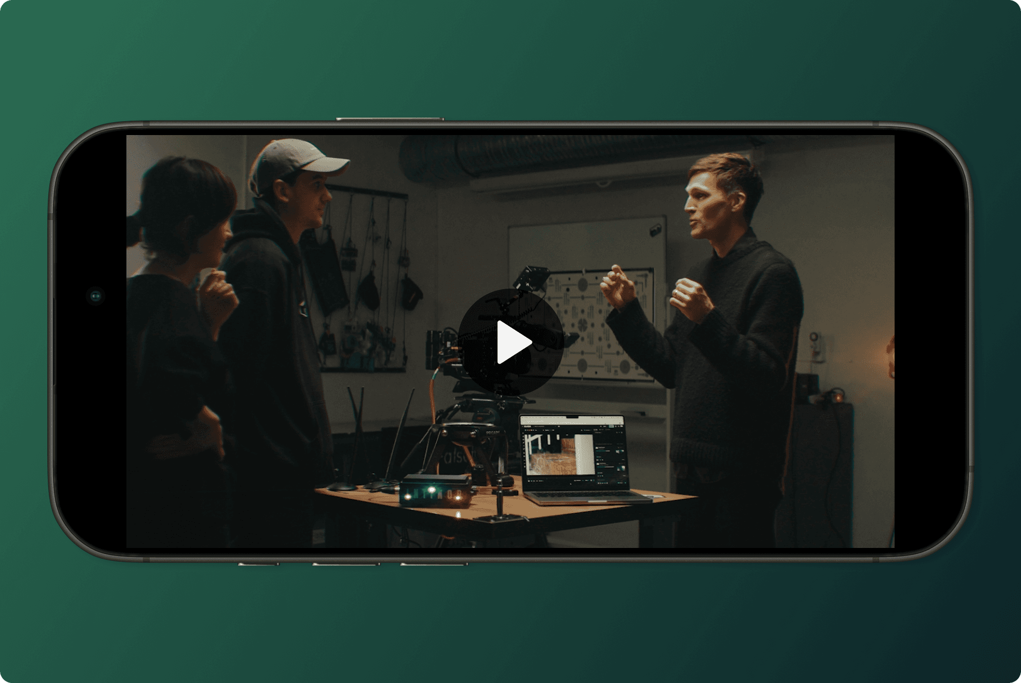 Horizontal video on an Iphone