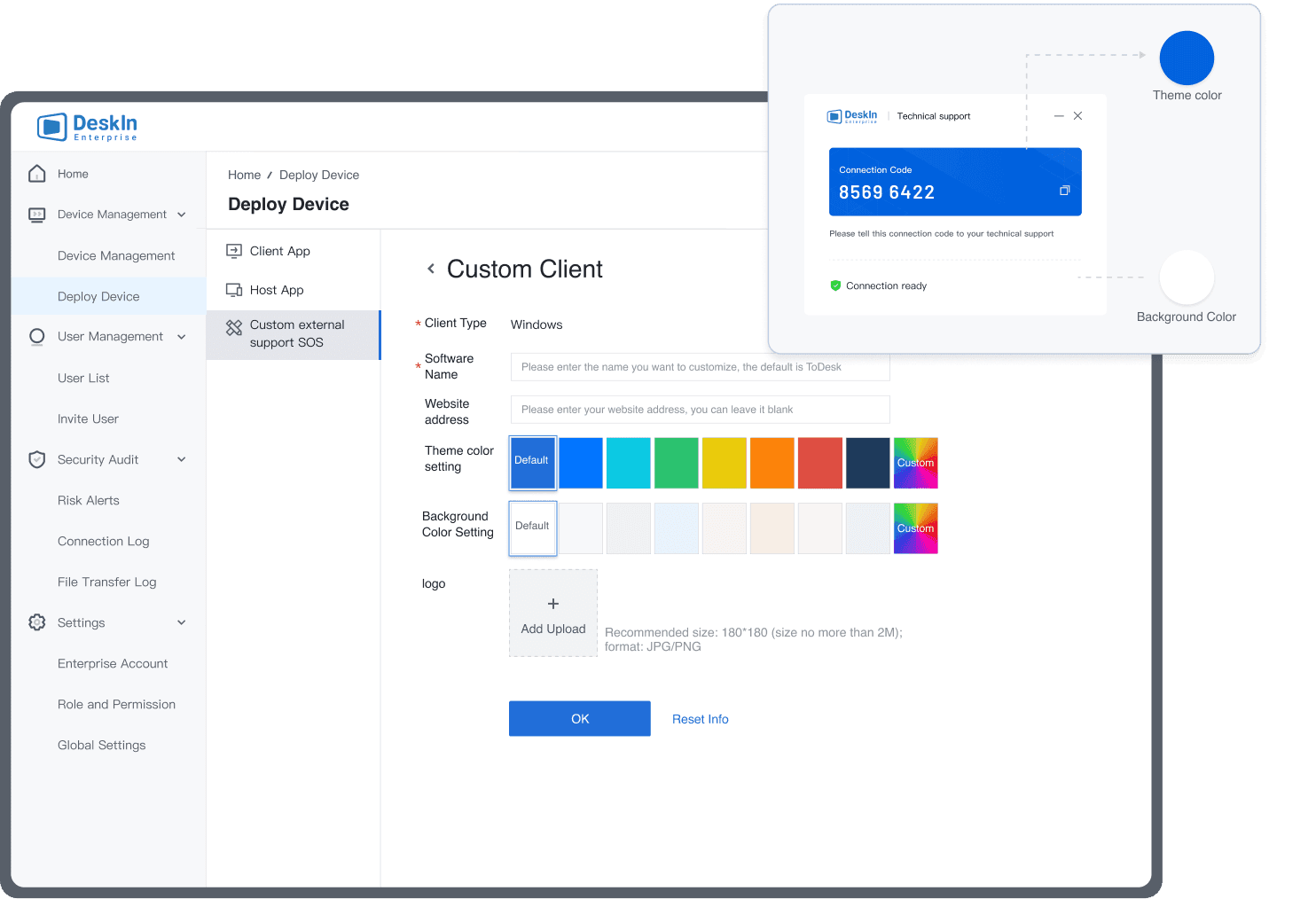 customize look and feel