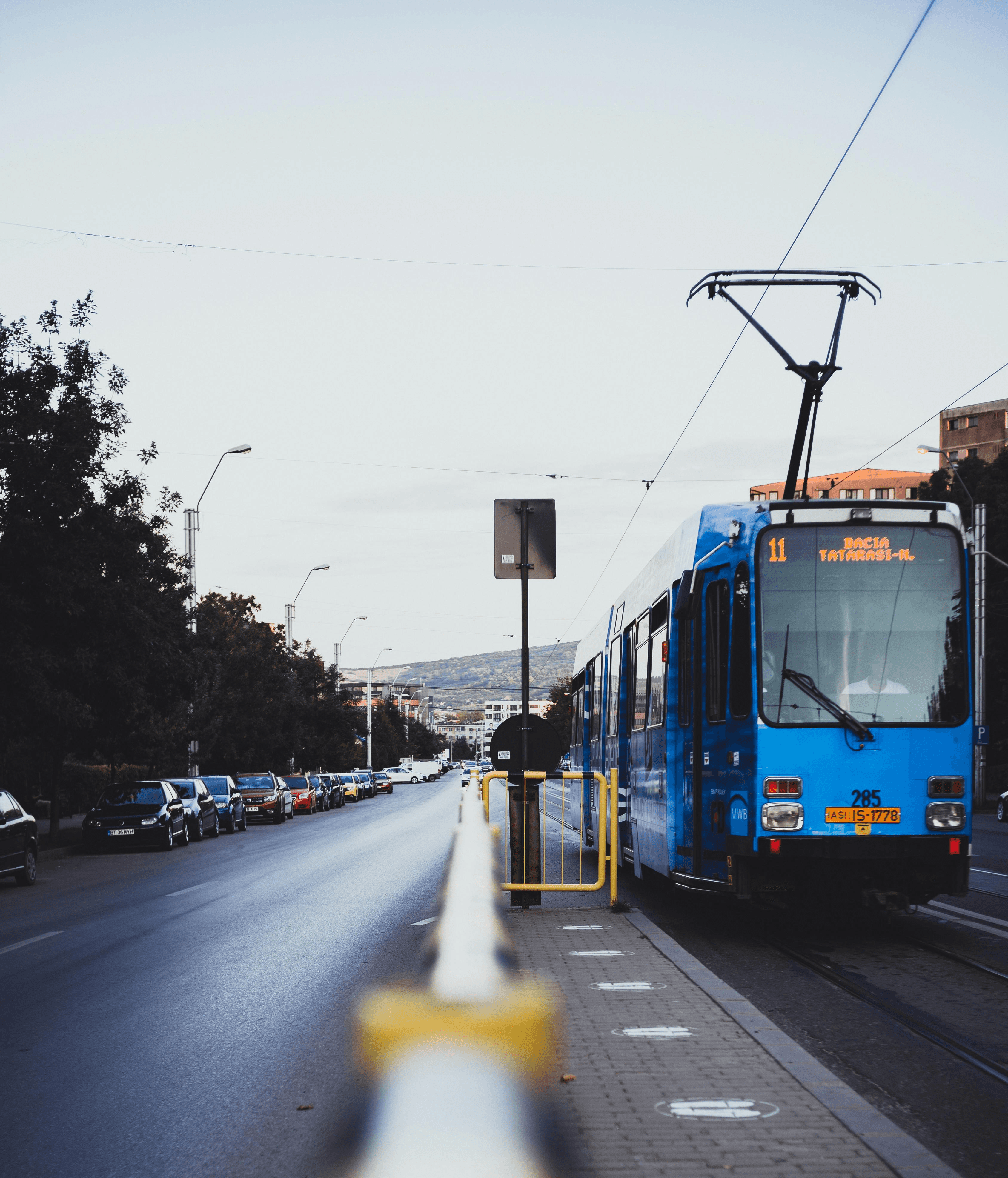 Tramway transport en commun Lachine.