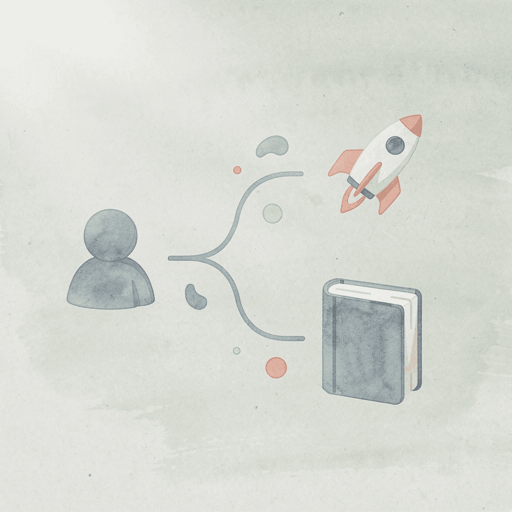 Icon showing crowd splitting into smaller groups representing niche targeting - Science Scholarships