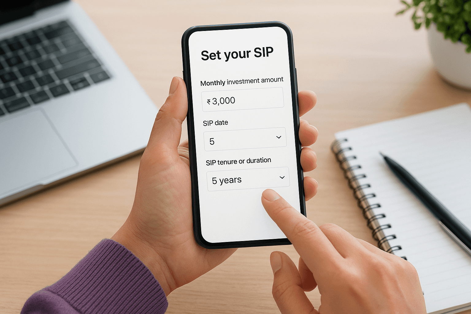 Set your SIP parameters