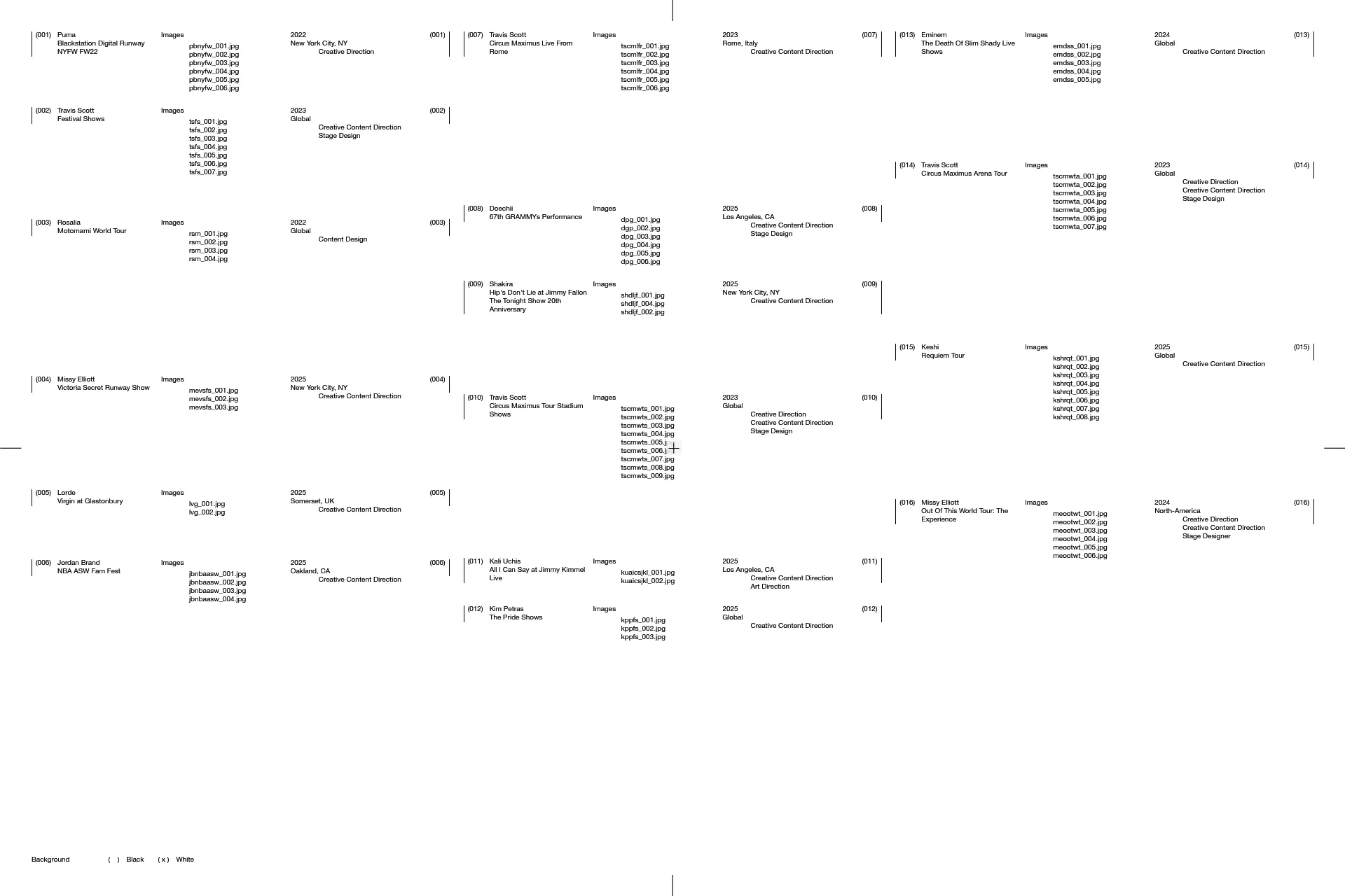 Screenshot of Elsa Hanneke website