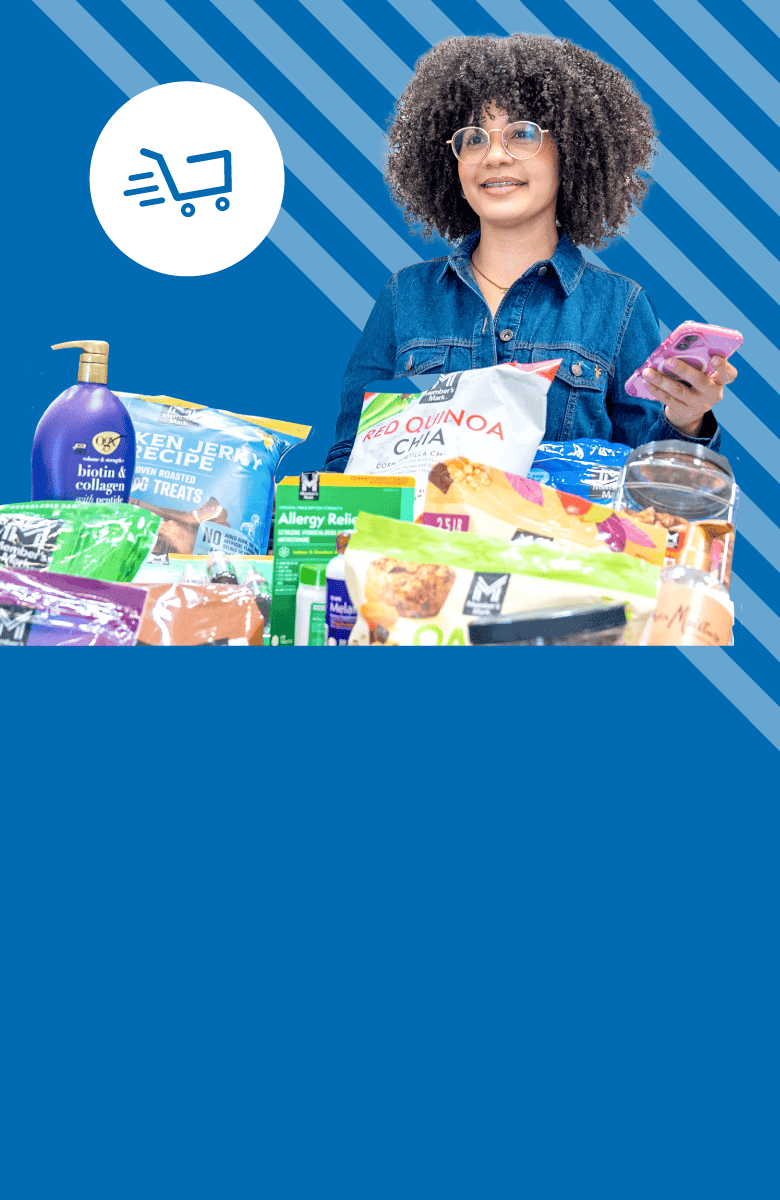 Imagen de un celular  que muestra la recolección de puntos en Sam's Cash