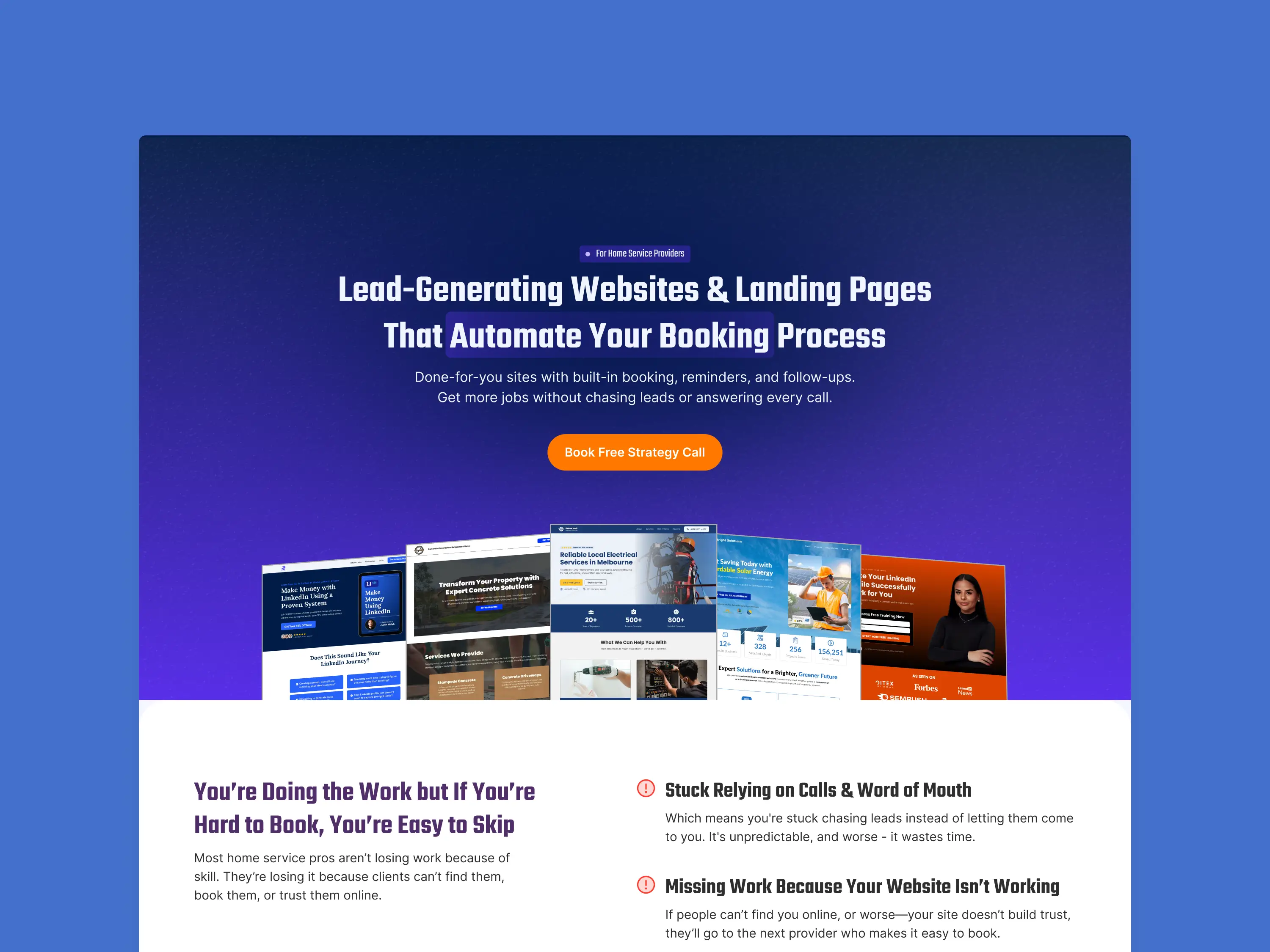 Framer website development mockup