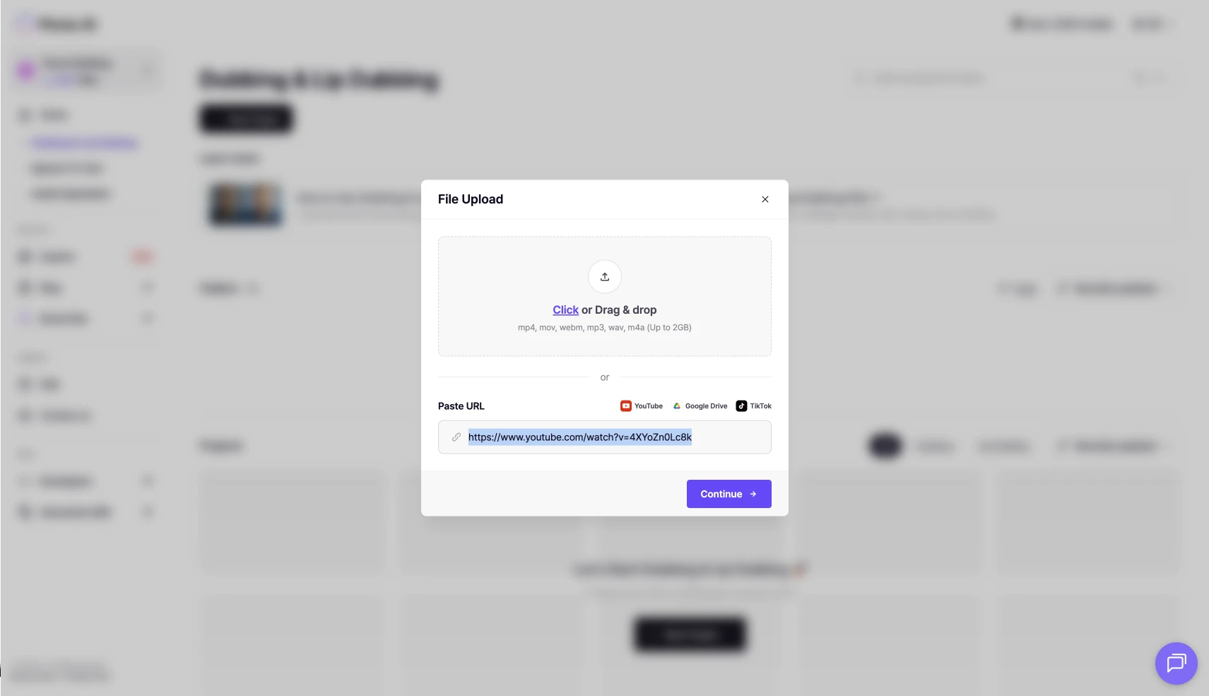 Step 1 · Upload