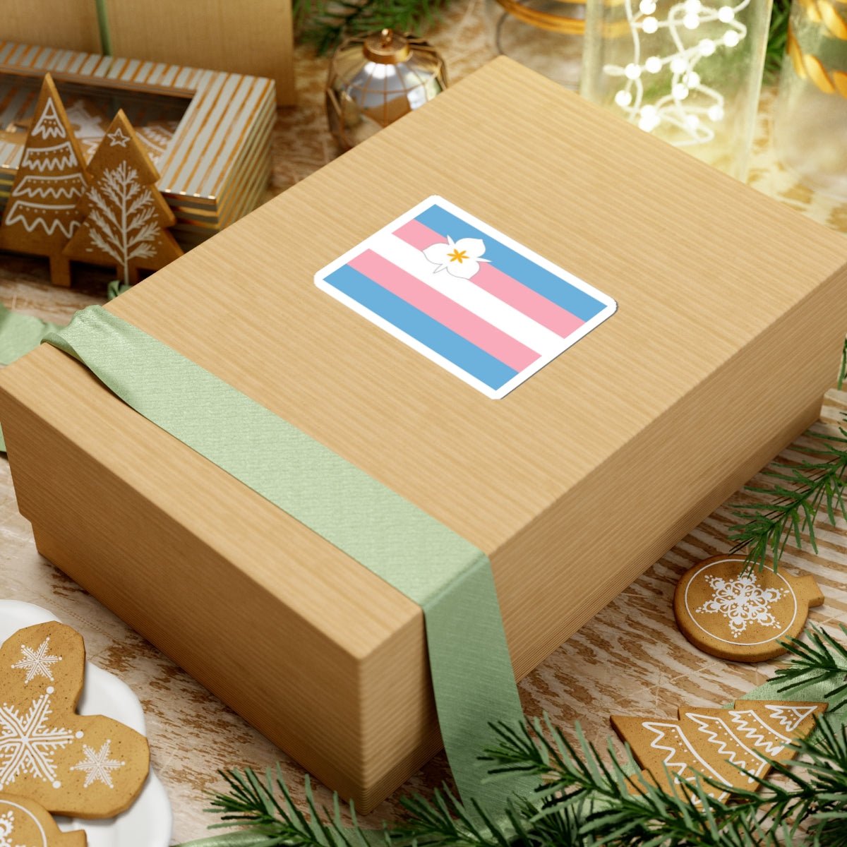 Trans Pride Flag Sticker - Salt Lake Pride Flags