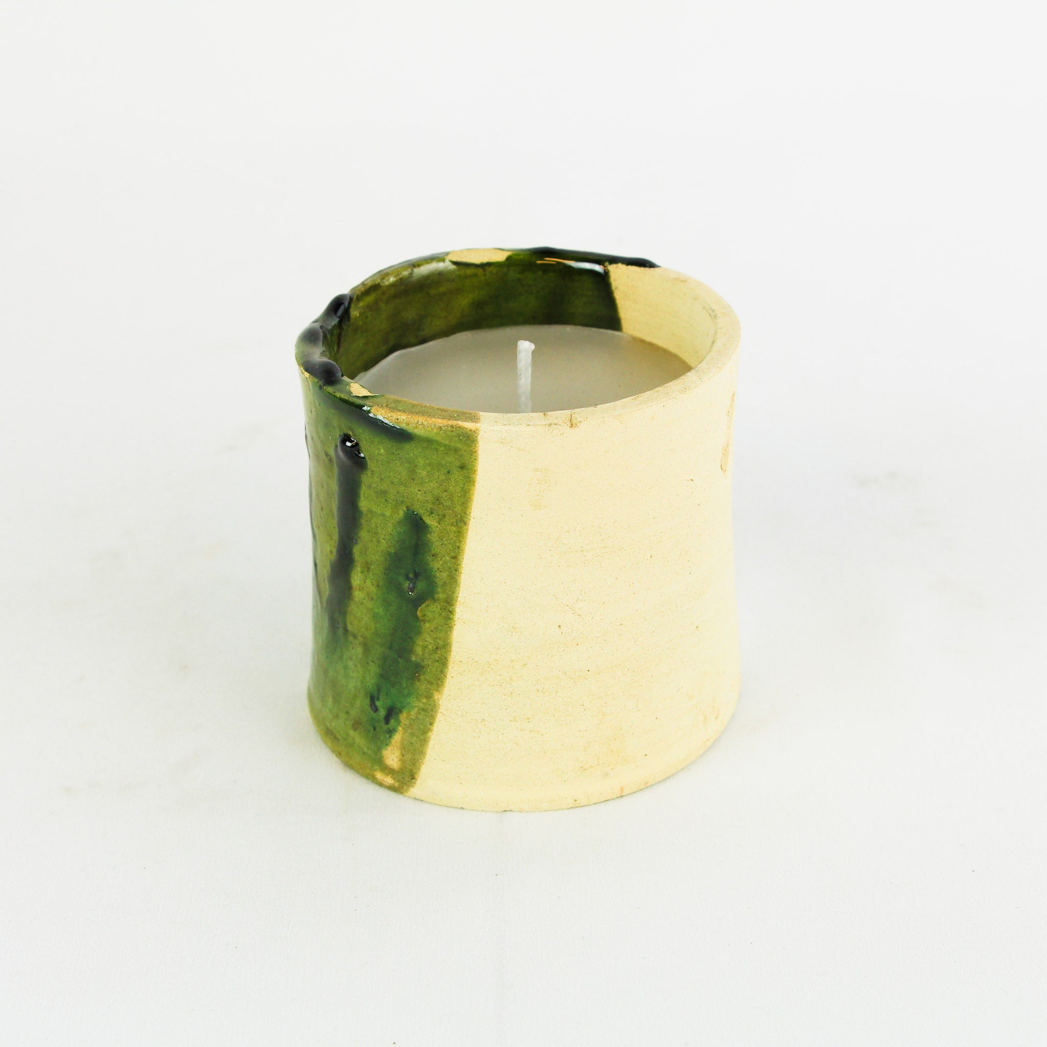 Bougie artisanale en tamegroute - fleur d'oranger