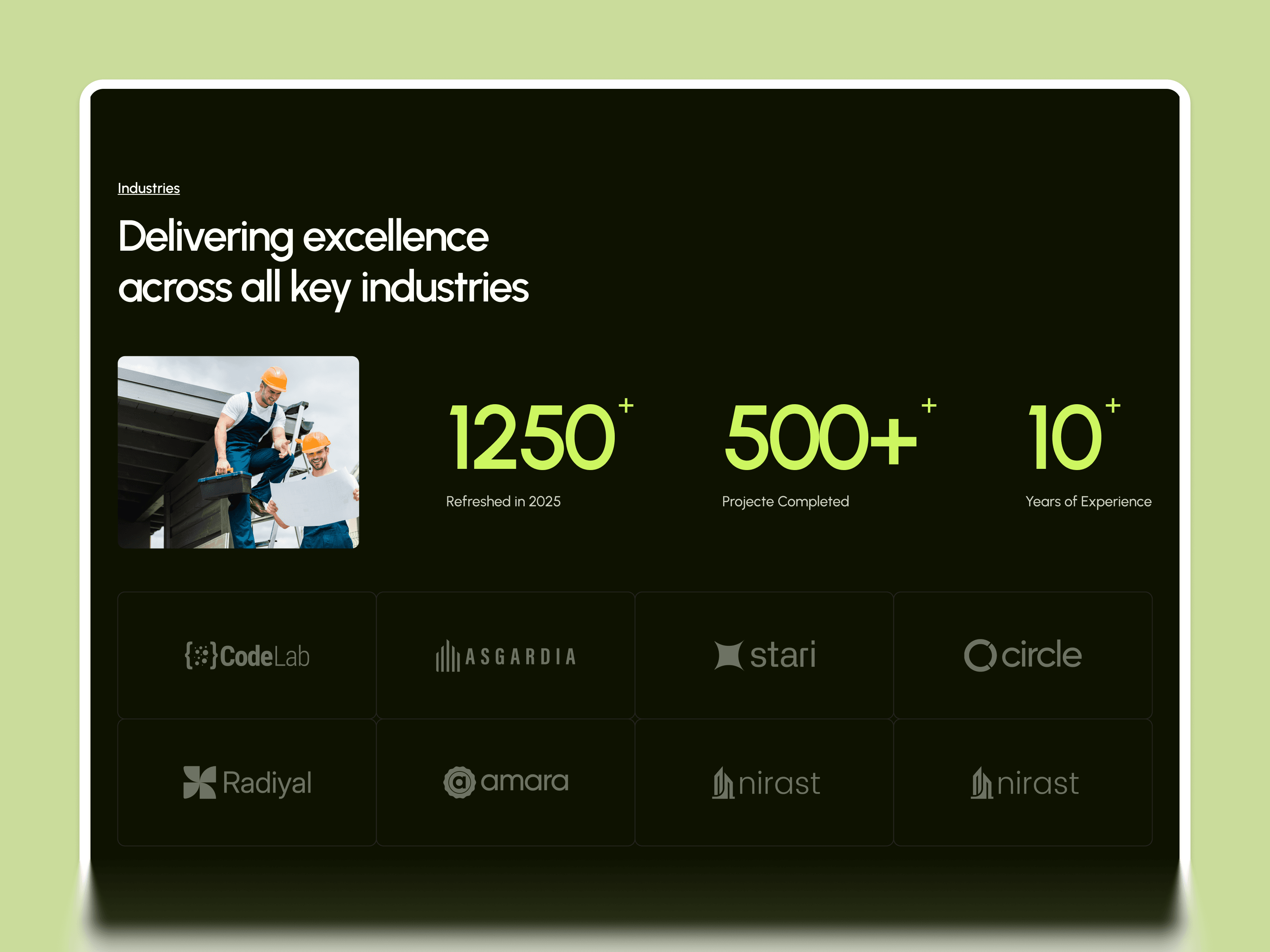 webflow business template