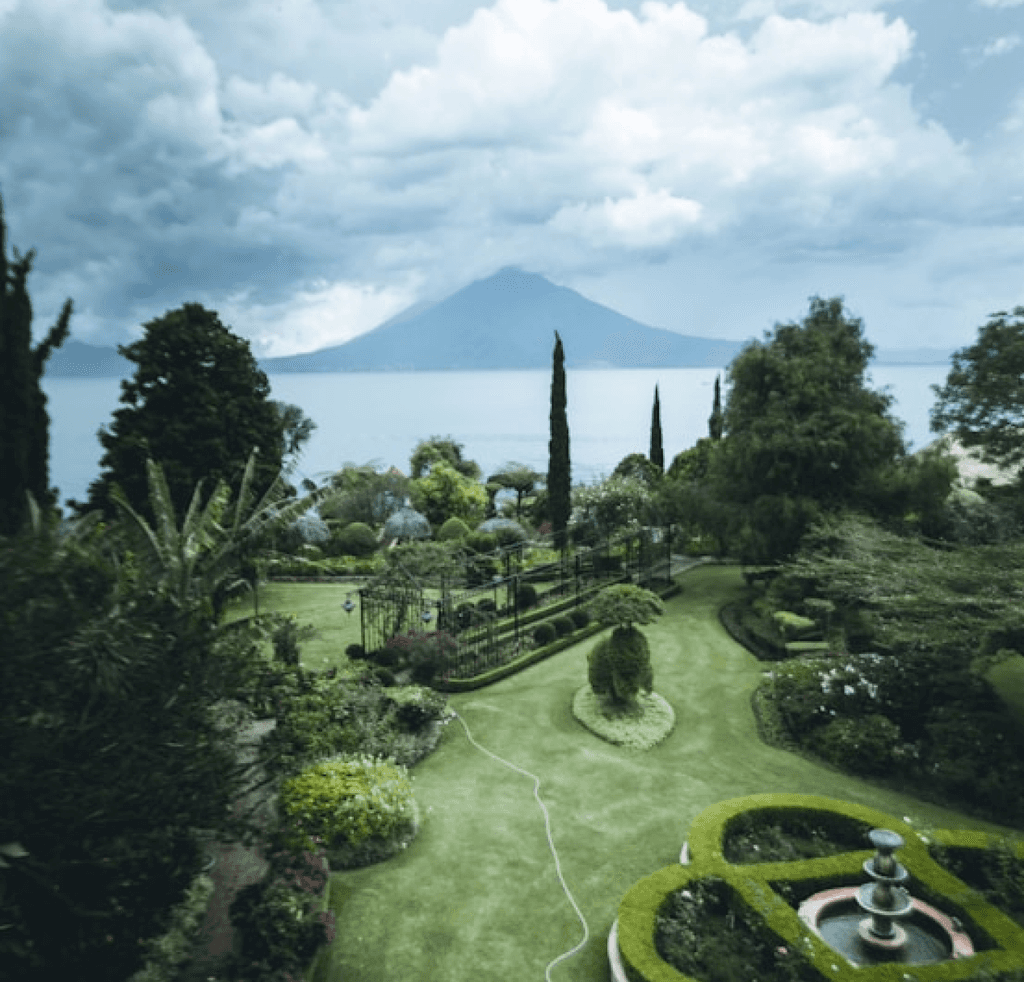 The view from my room in Hotel Atitlan, in Lake Atitlan, Guatemala. Hotel Atitlan is located in Panajachel, a small village on the shores of the gorgeous Central American lake.