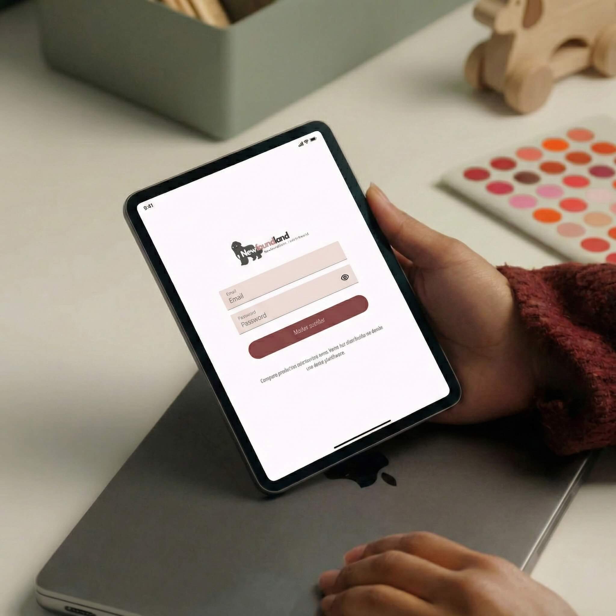 A mockup of Freelio's mobile app