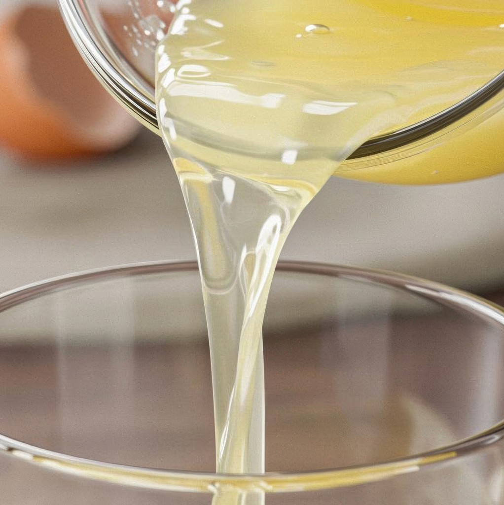 Frozen egg white liquid for bakery