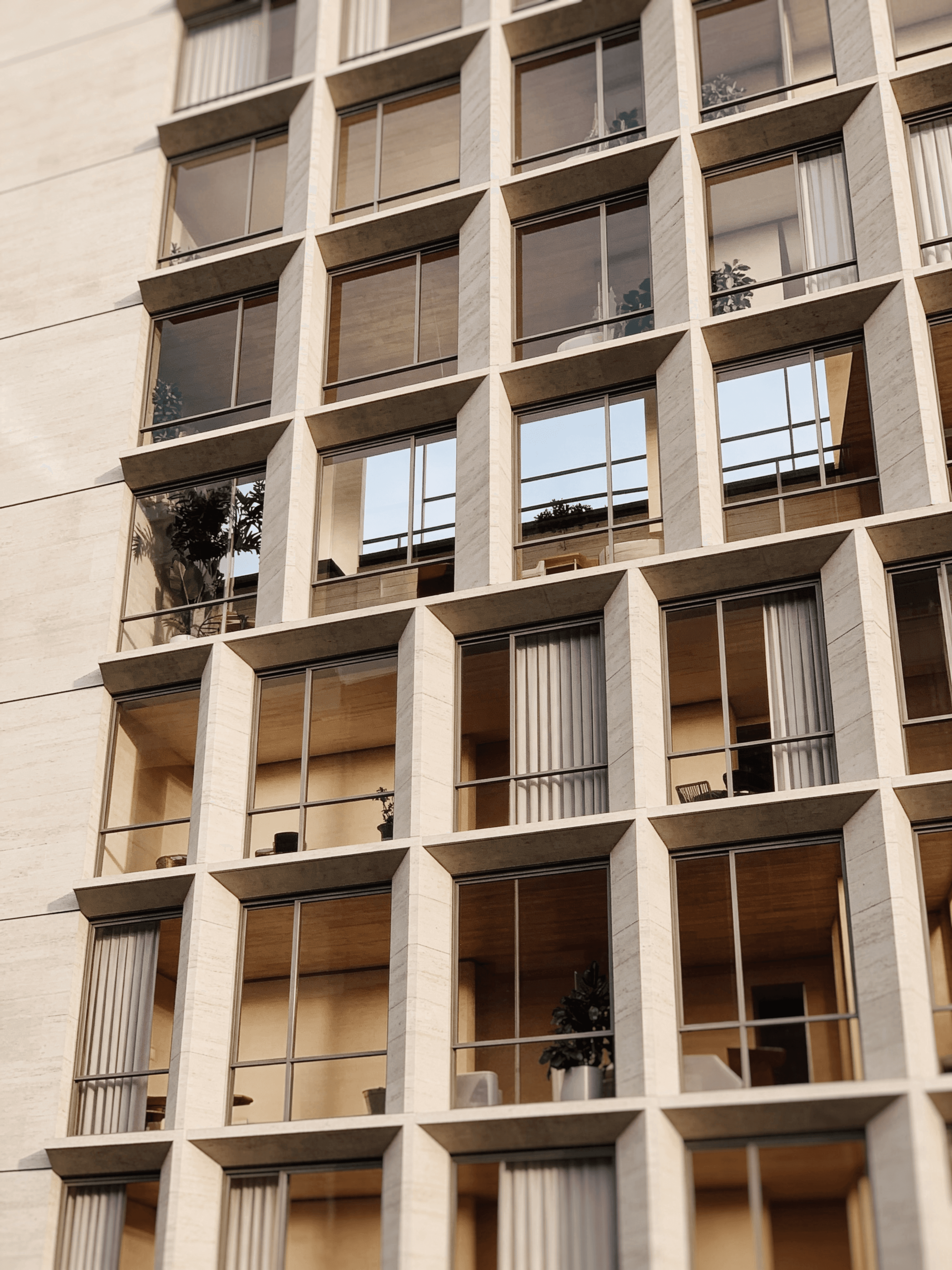 Boutique hotel lobby