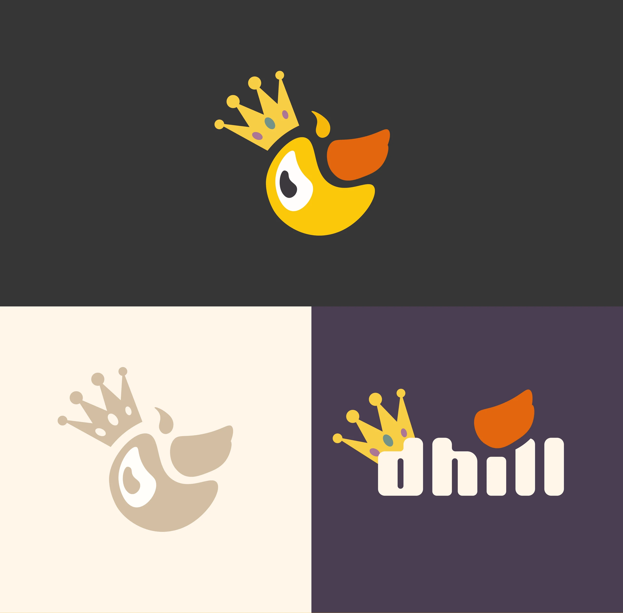 Three phone screens from the Wobble app: a post, the explore feed, and a profile